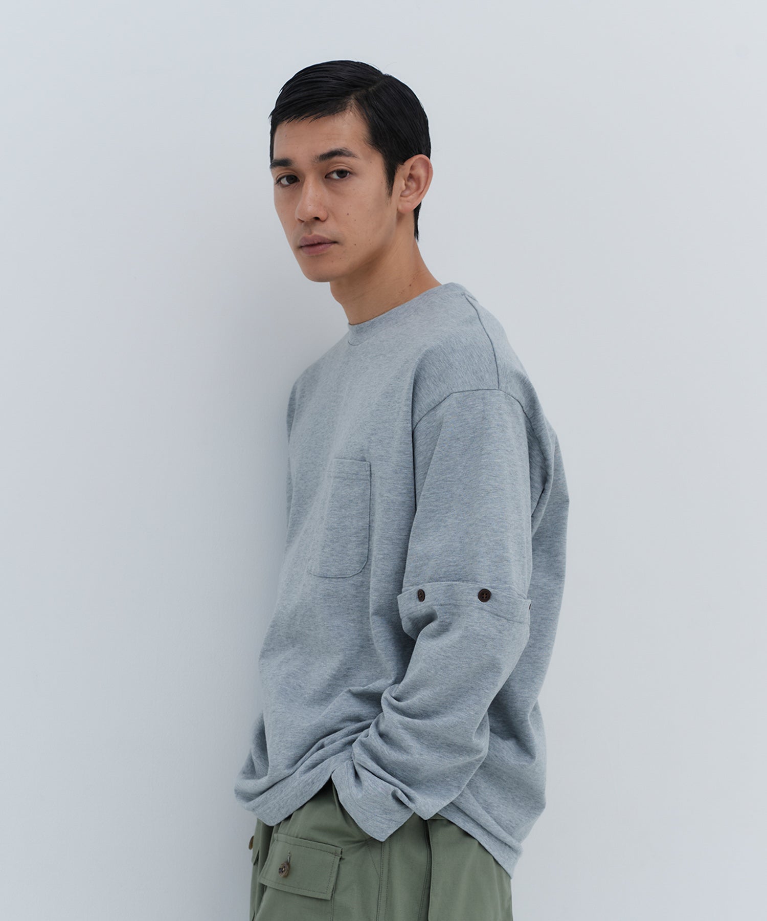 DETACHABLE L/S TEE