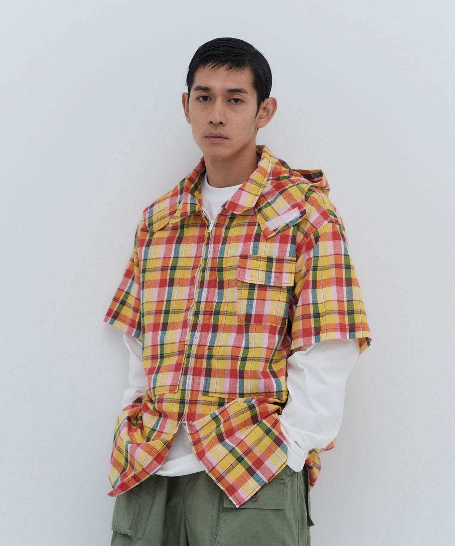 ZIP HOODED SHIRT