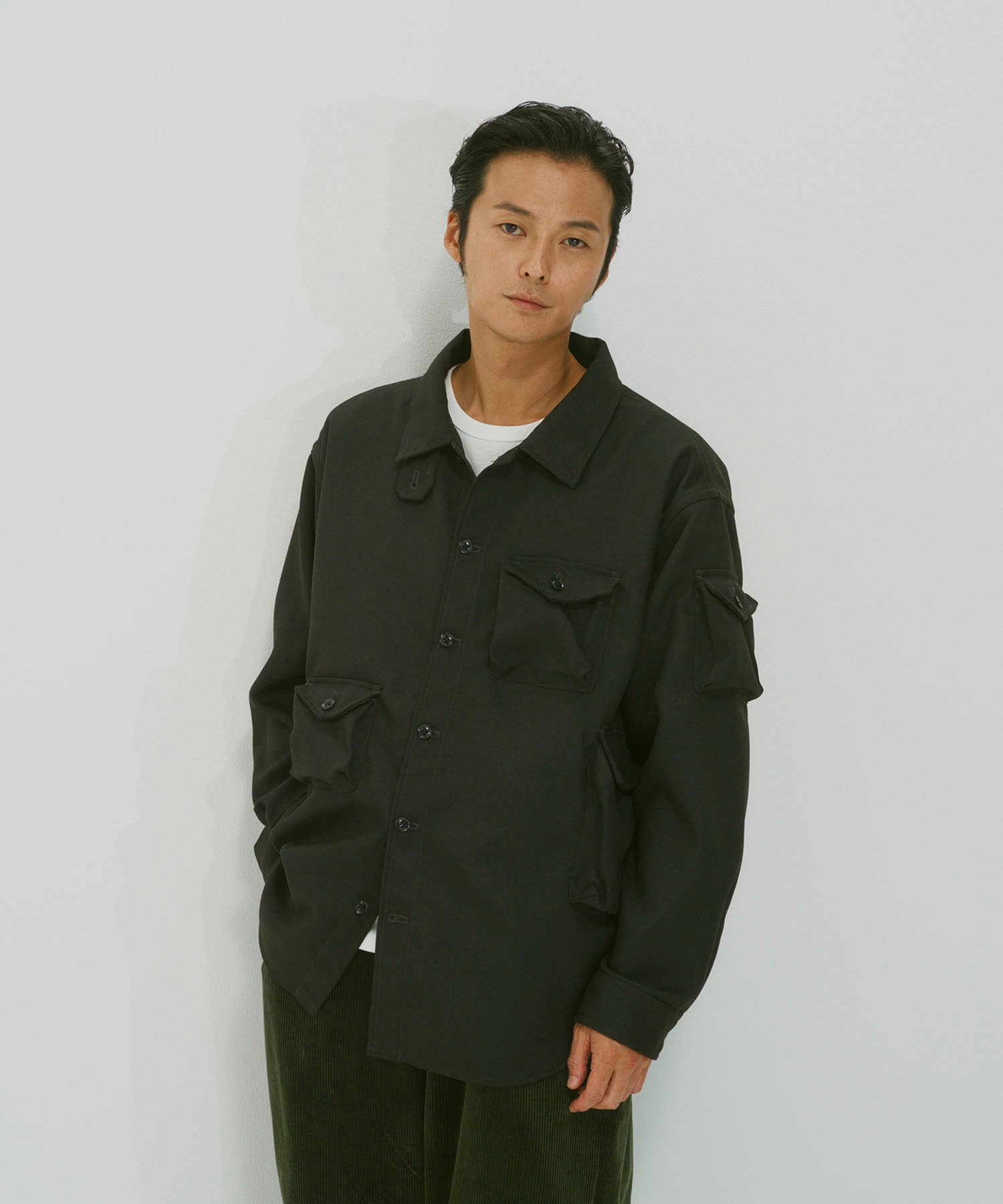 T／TWEED UTILITY CPO SHIRT