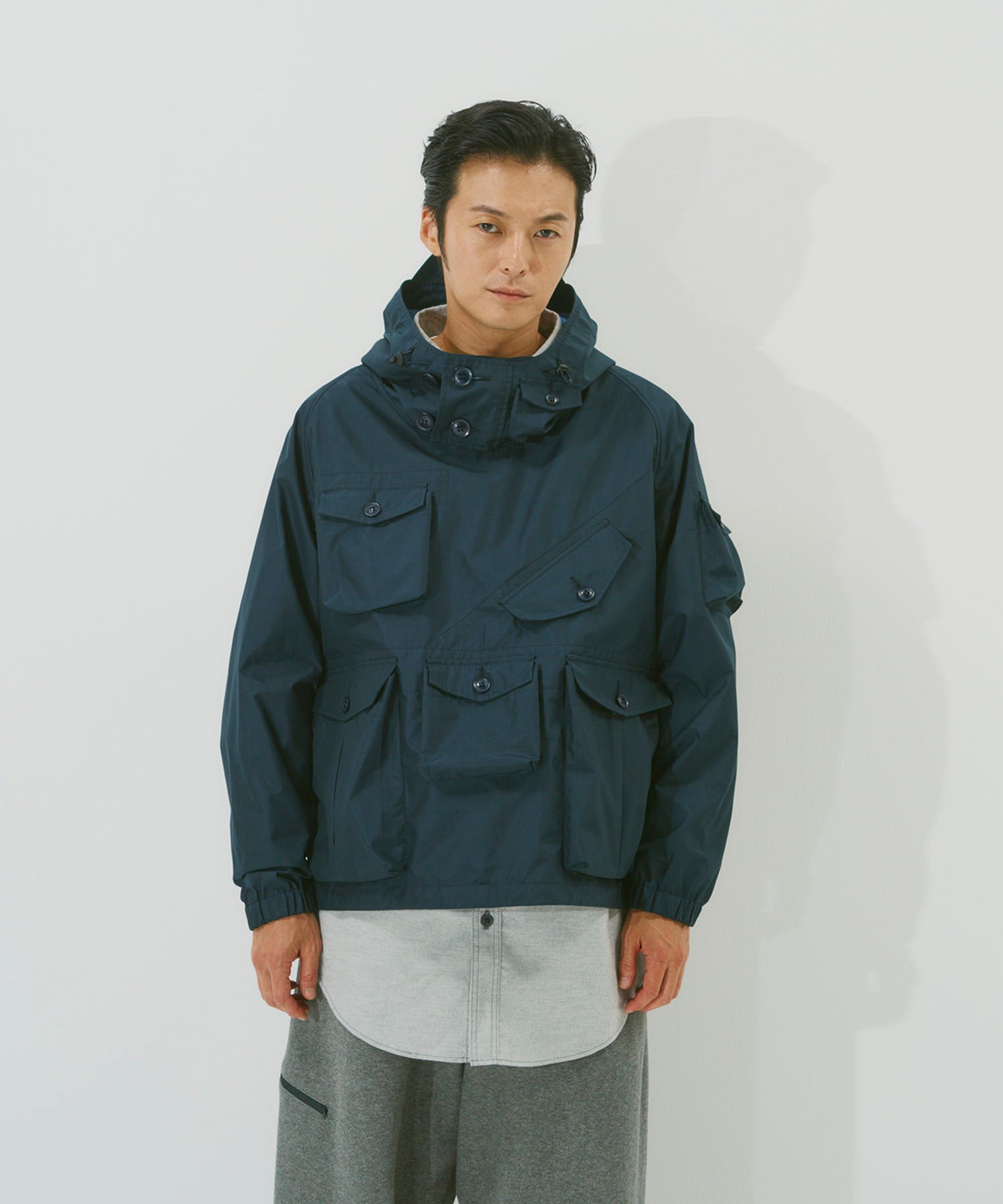 MODMNT MIL SMOCK SHORT NAVY L 鈴木大器さんデザイン MIL SMOCK SHORT
