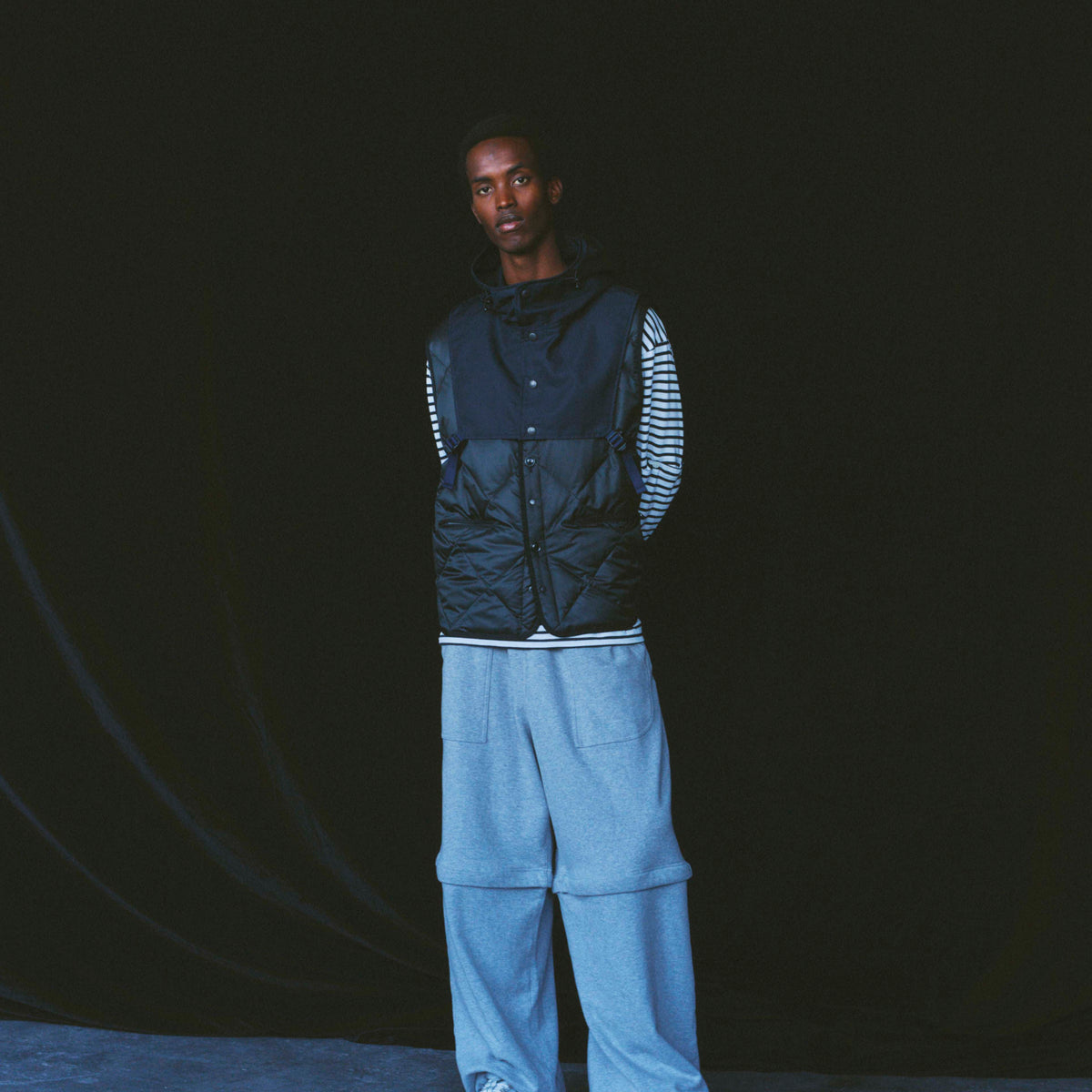 HIMANI Mサイズ ブラック　カーゴパンツ HIMANI Mサイズ ブラック カーゴパンツ HIMANI Mサイズ ブラック