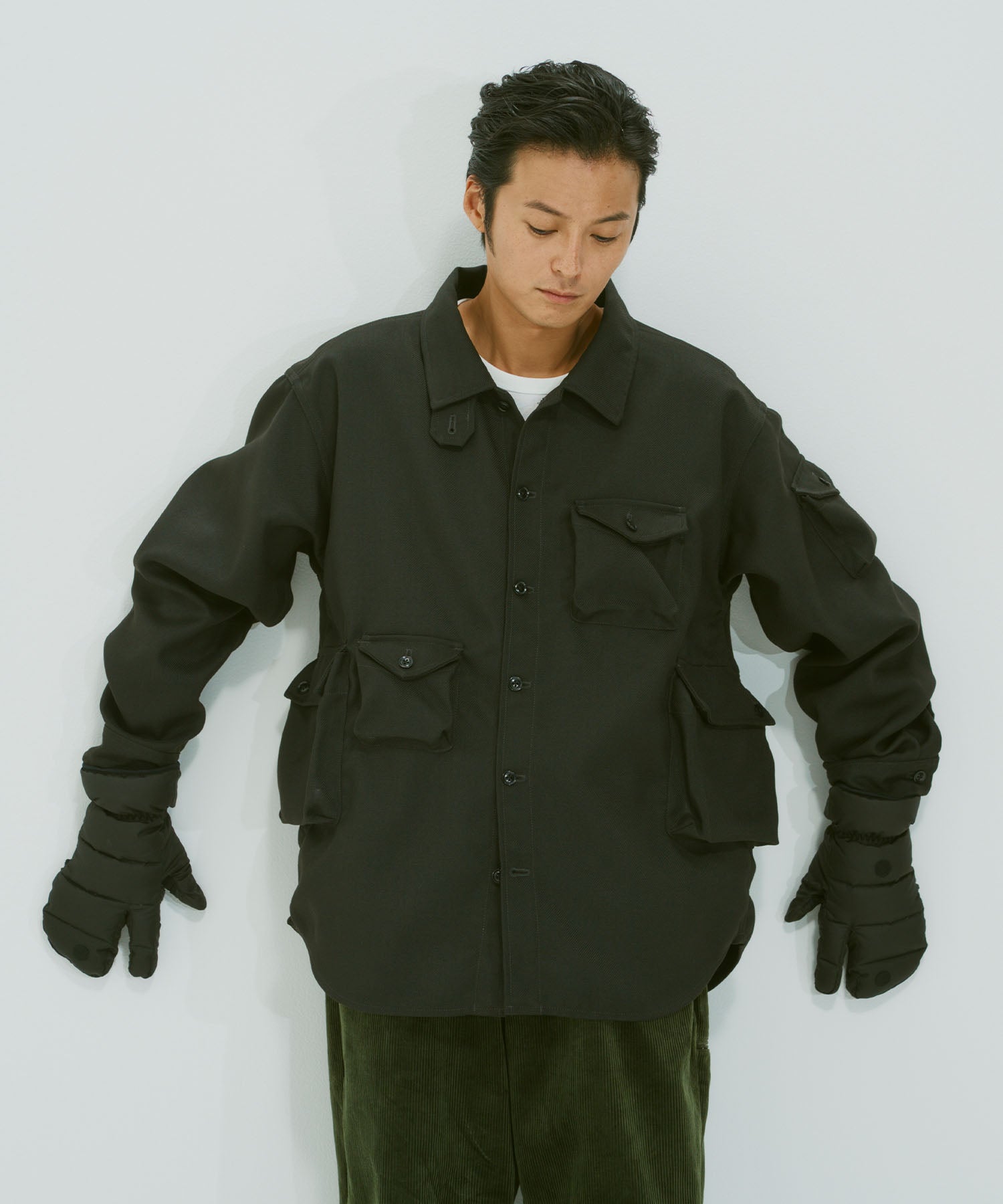 DOWN GLOVES LOBSTER MITTTENS