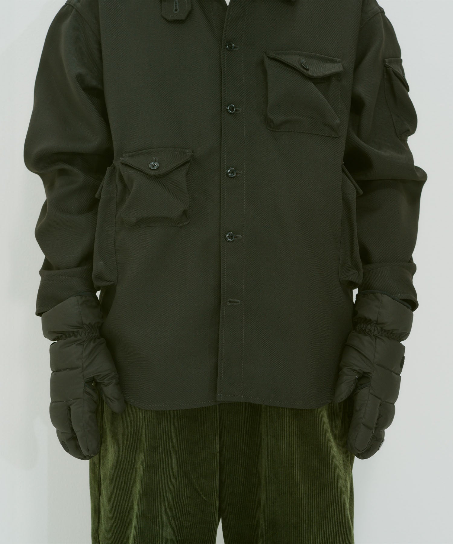 DOWN GLOVES LOBSTER MITTTENS