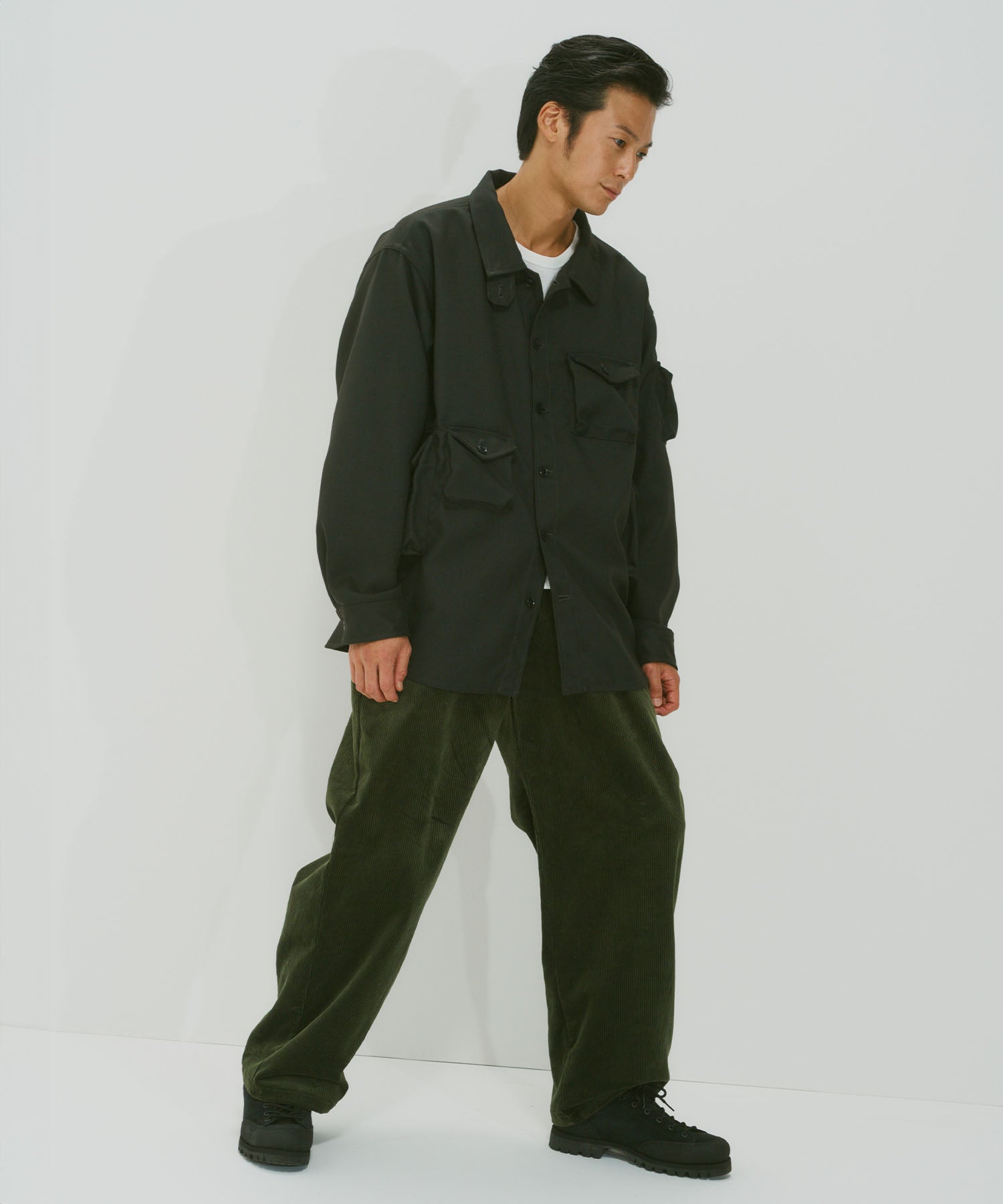 T／TWEED UTILITY CPO SHIRT