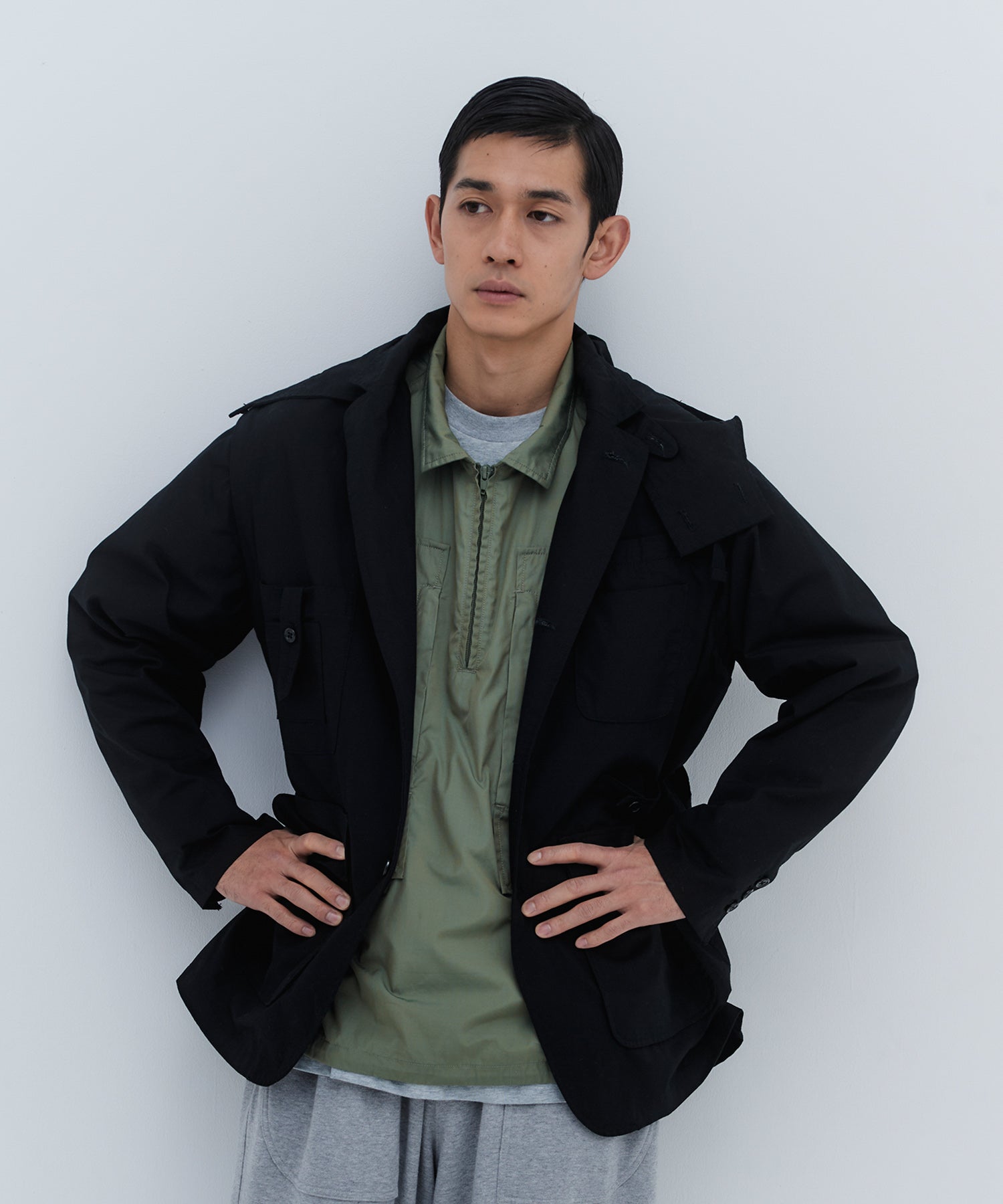 着用モデル：メンズ 180cm ／ 着用サイズ：M