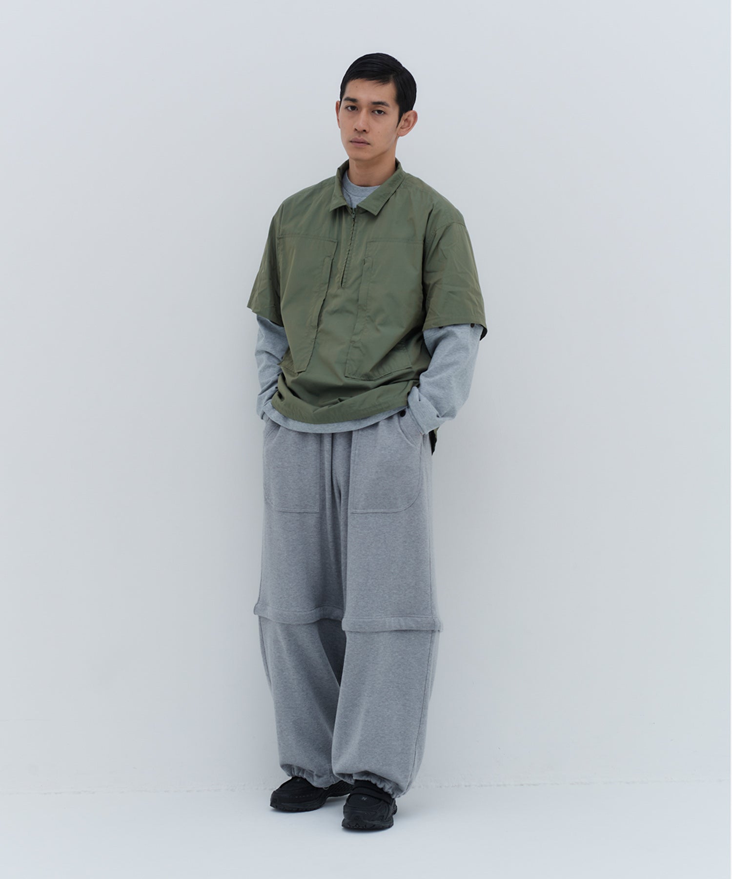 着用モデル：メンズ 180cm ／ 着用サイズ：L