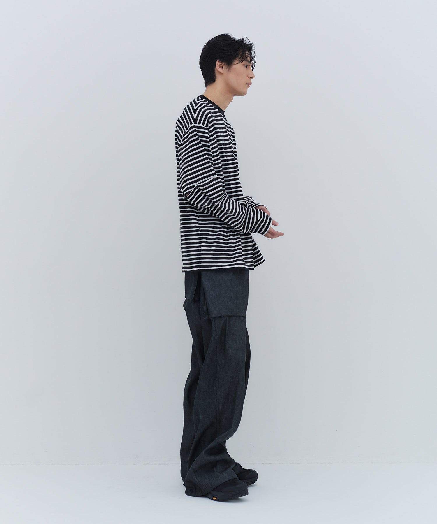 DETACHABLE BORDER L/S TEE