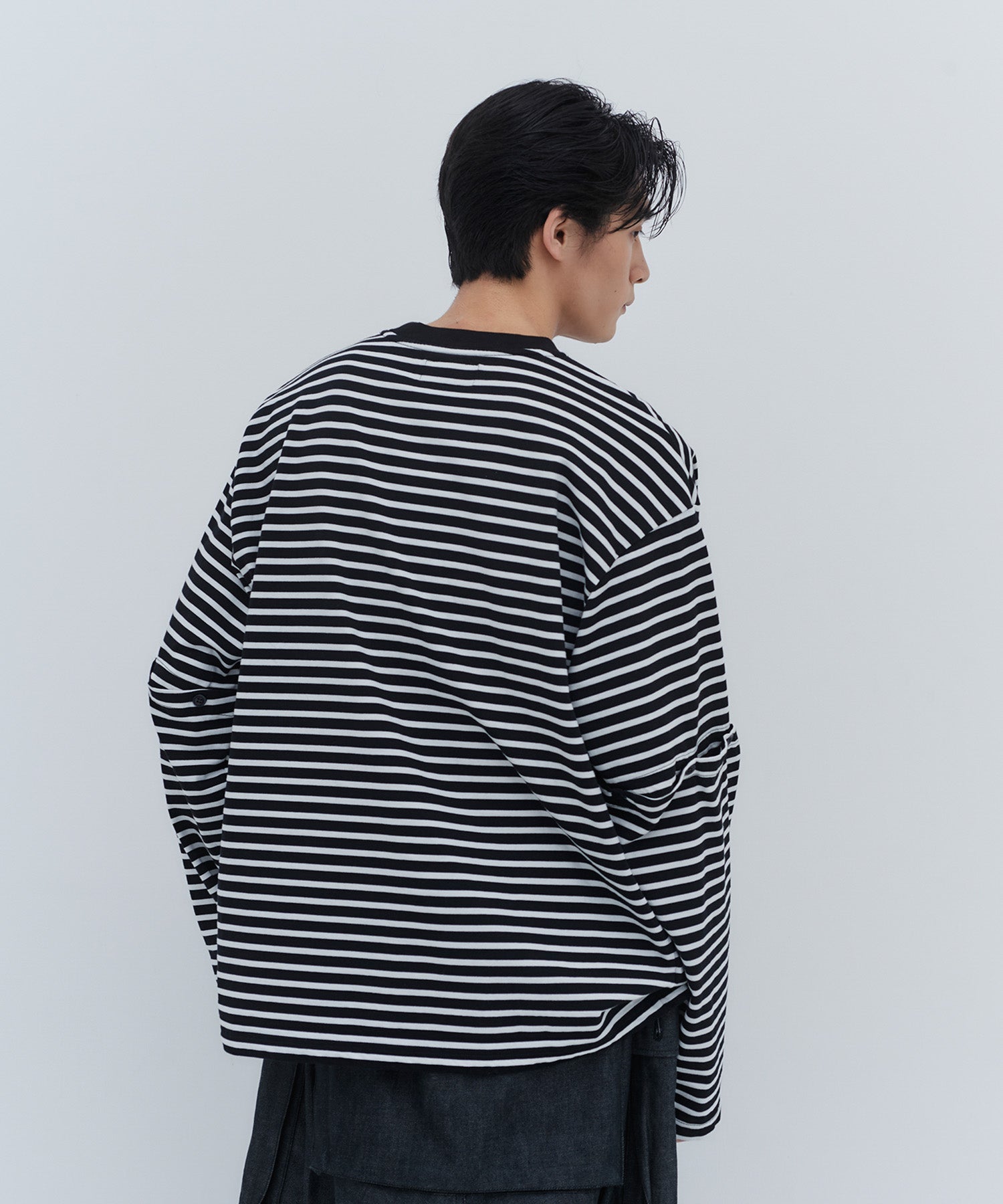 DETACHABLE BORDER L/S TEE