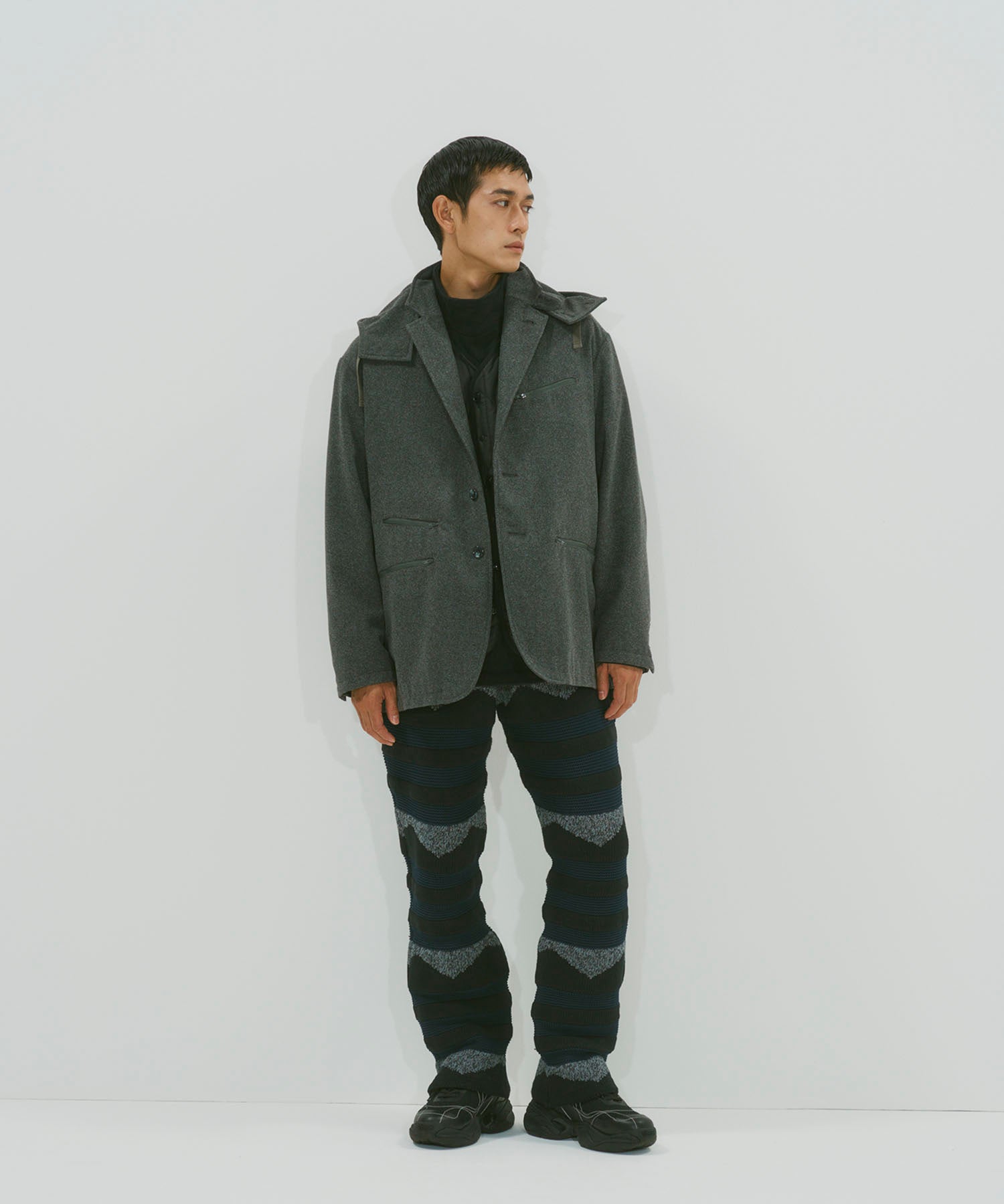 着用モデル：メンズ 180cm ／ 着用サイズ：L