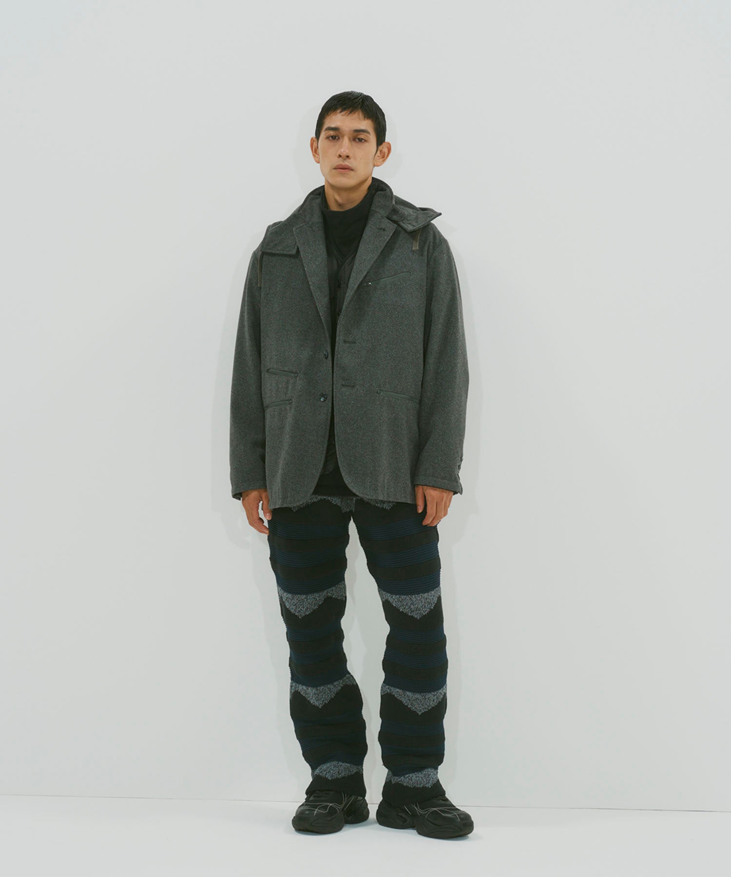 着用モデル：メンズ 180cm ／ 着用サイズ：L