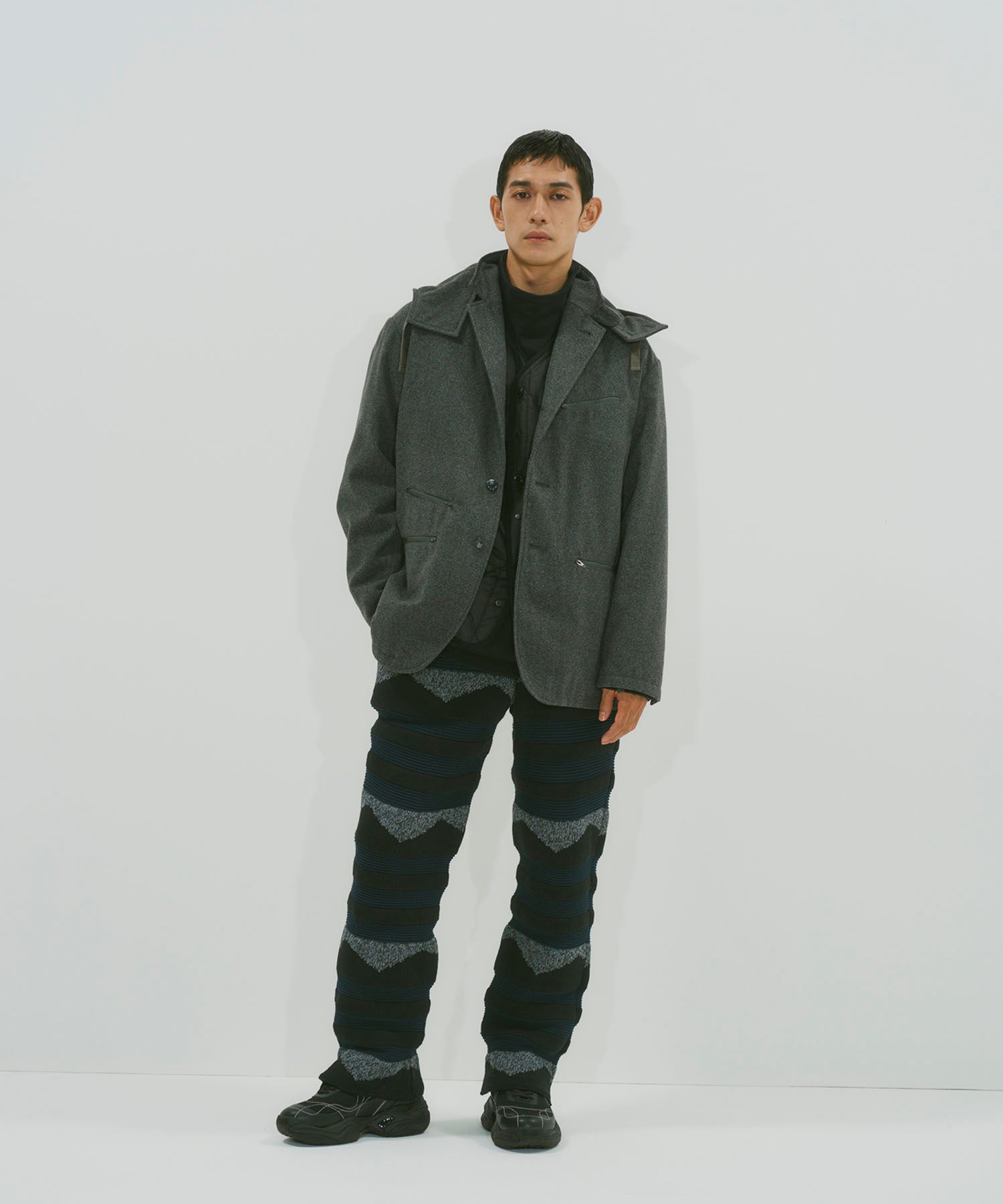 着用モデル：メンズ 180cm ／ 着用サイズ：L