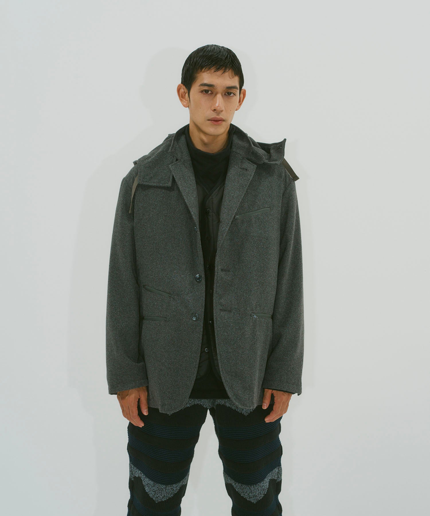 着用モデル：メンズ 180cm ／ 着用サイズ：L