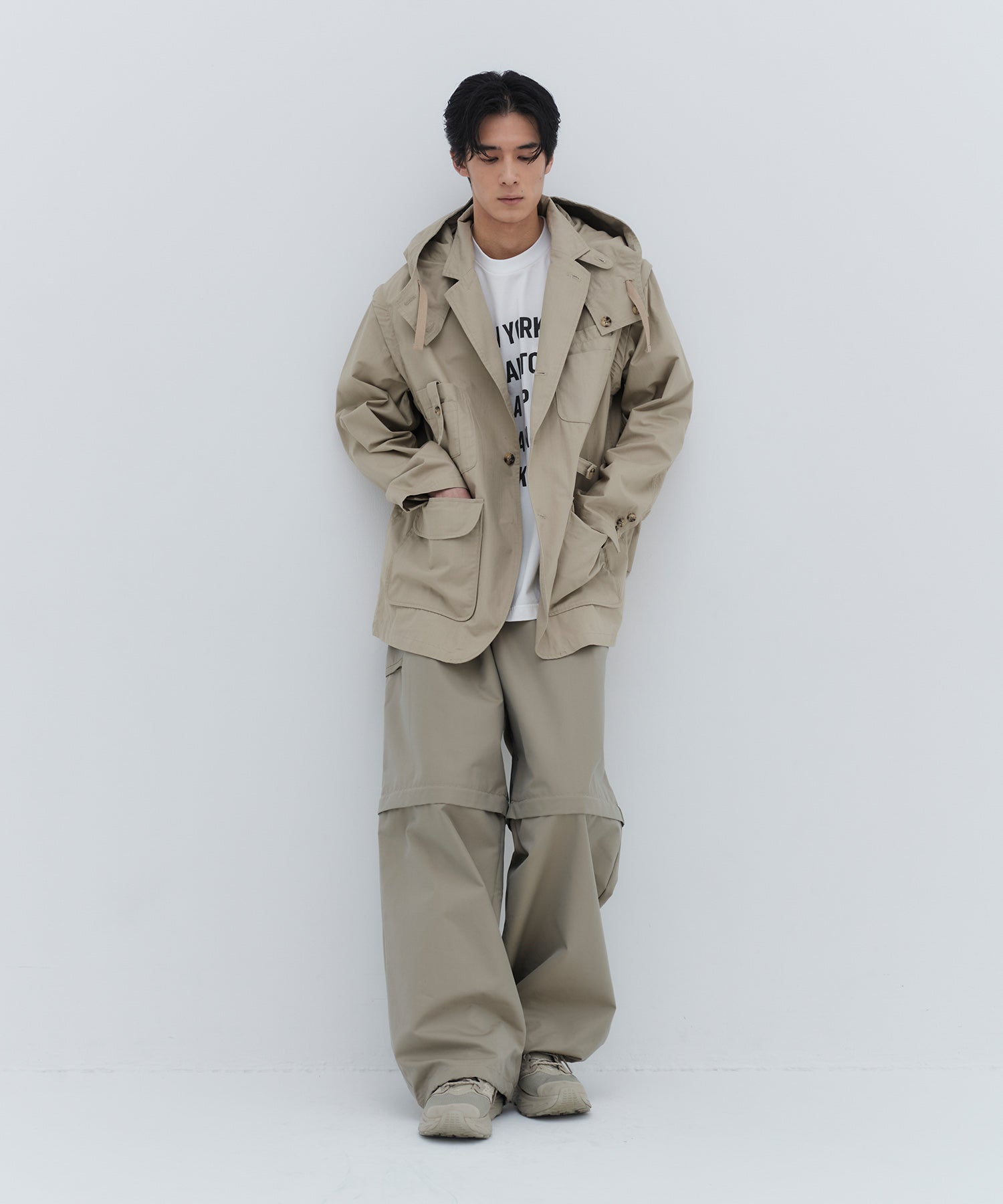 着用モデル：メンズ 185cm ／ 着用サイズ：L