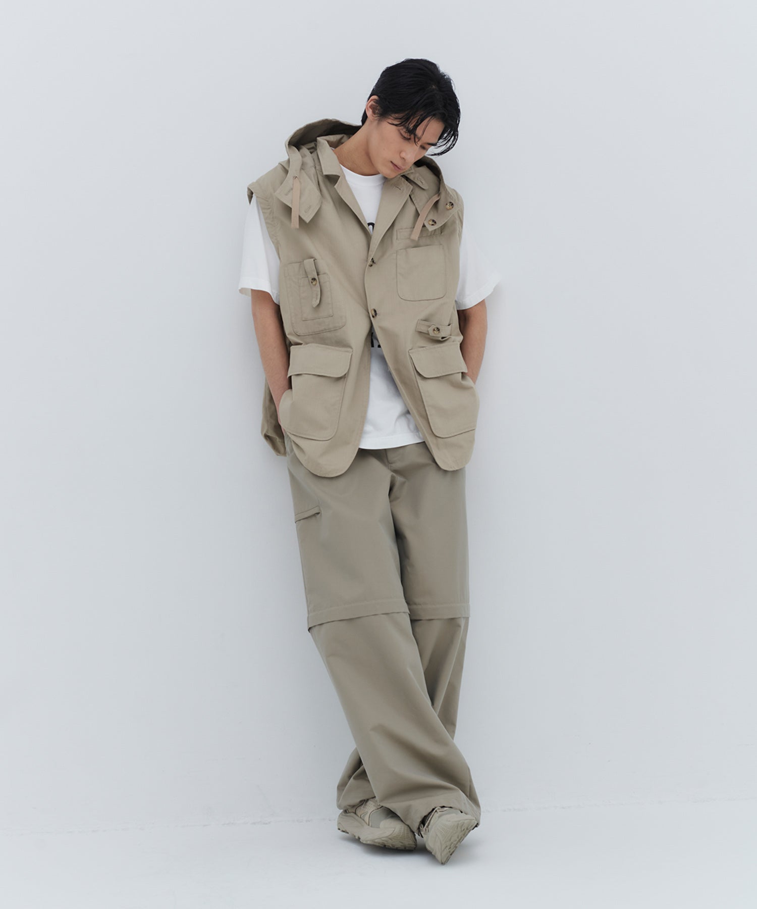 着用モデル：メンズ 185cm ／ 着用サイズ：L