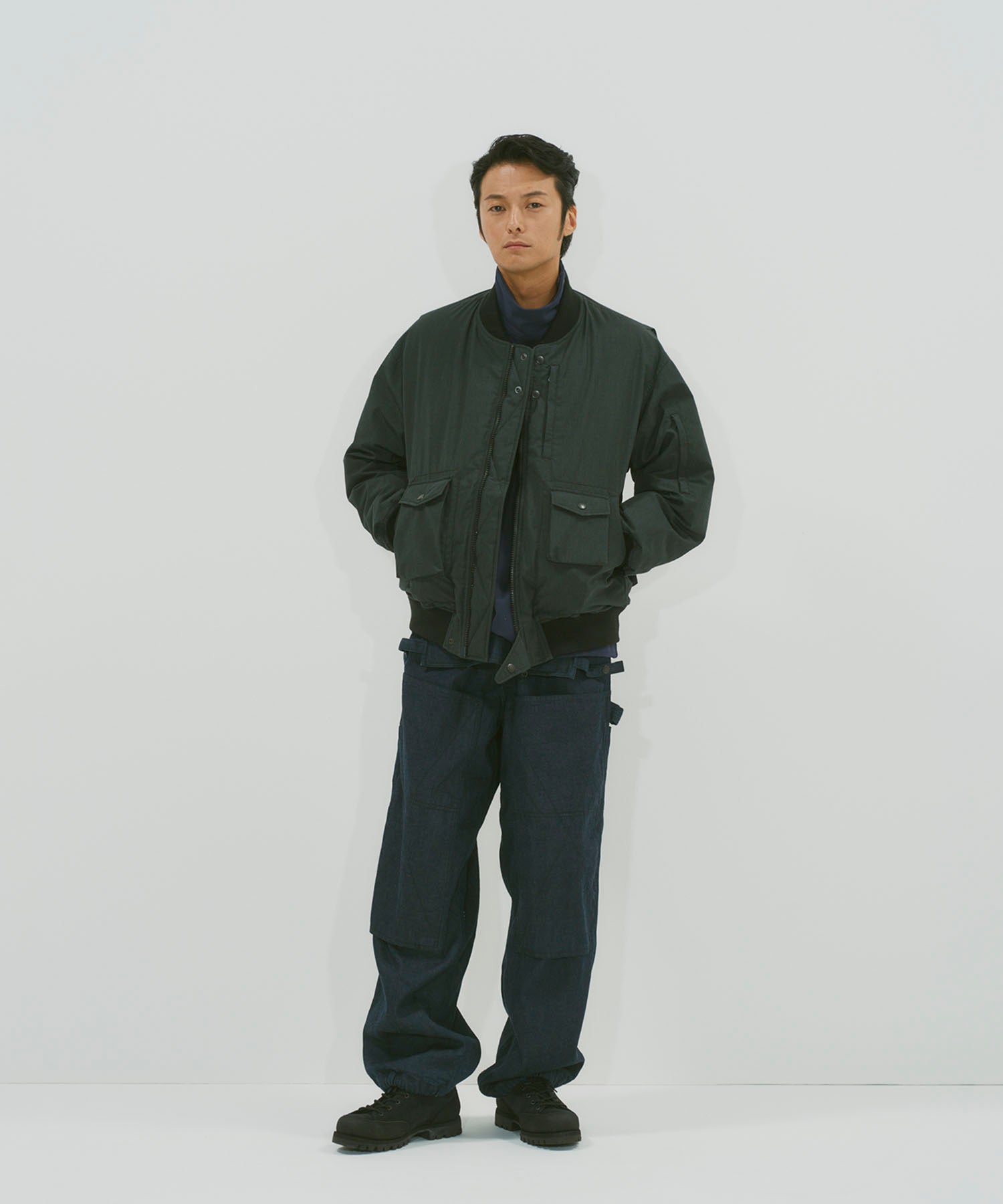 着用モデル：メンズ 182cm ／ 着用サイズ：M