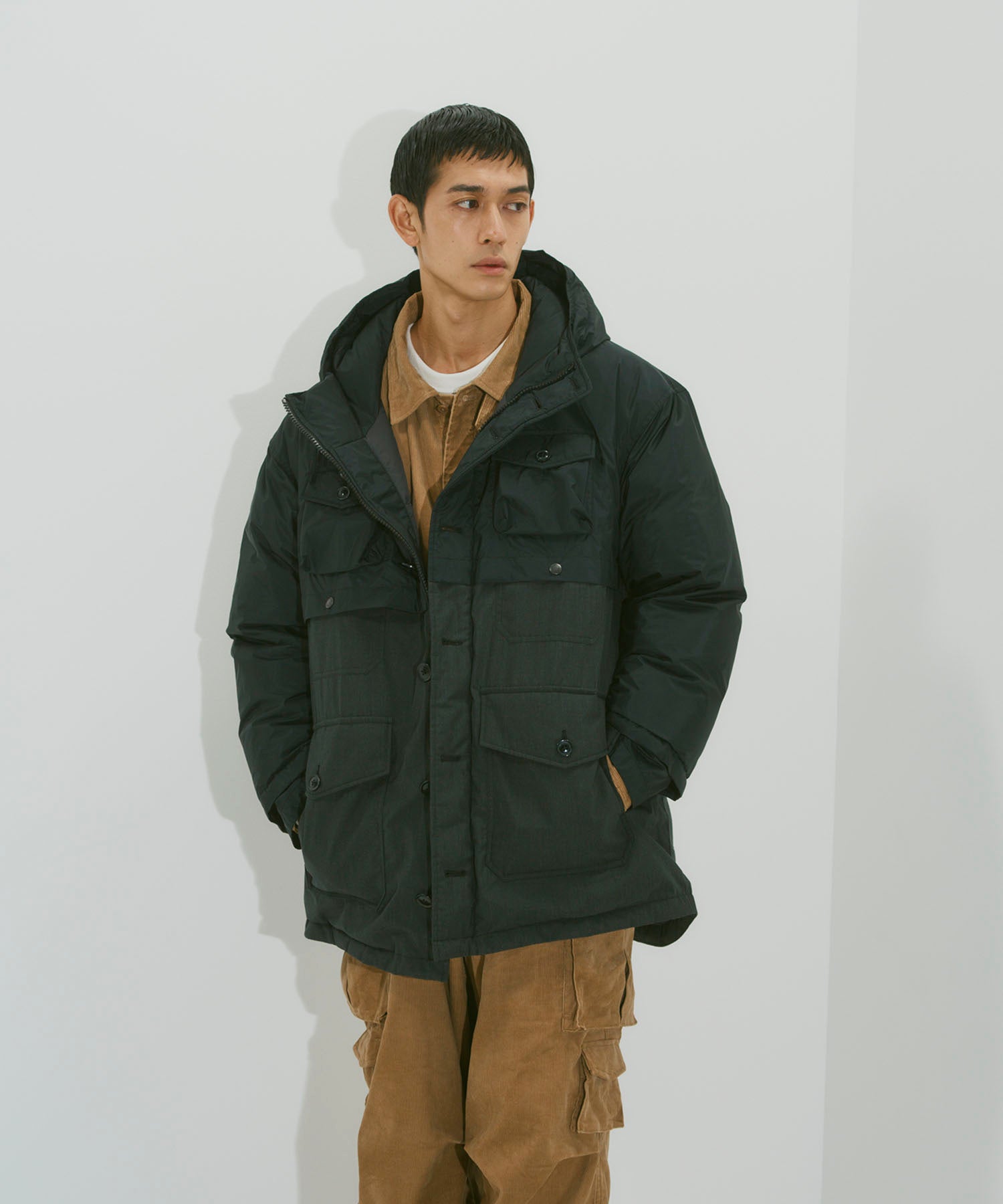 着用モデル：メンズ 180cm ／ 着用サイズ：L