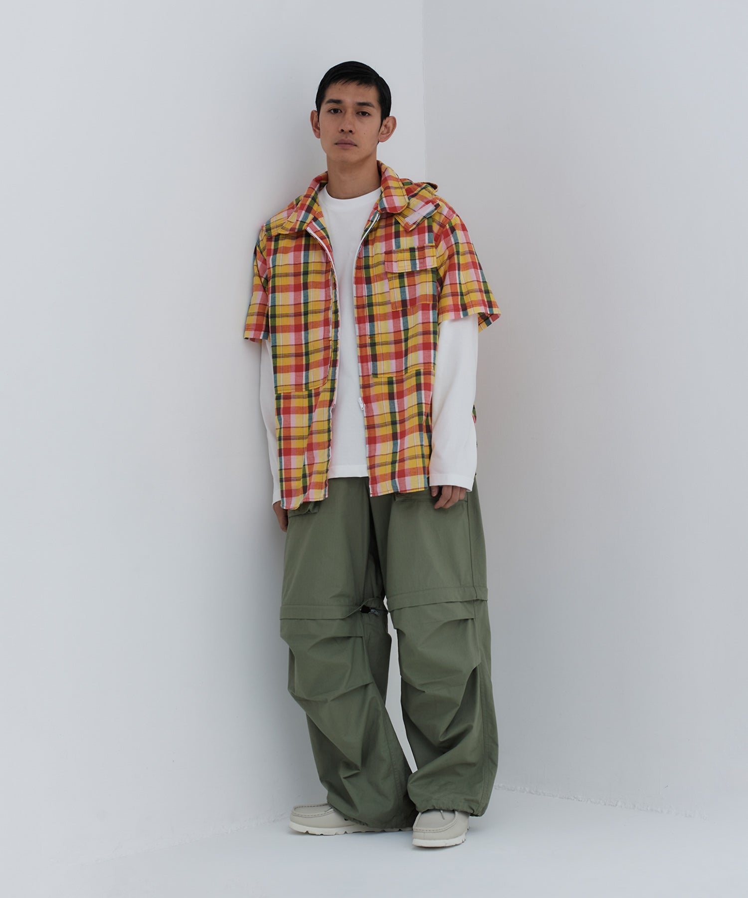 着用モデル：メンズ 180cm ／ 着用サイズ：M