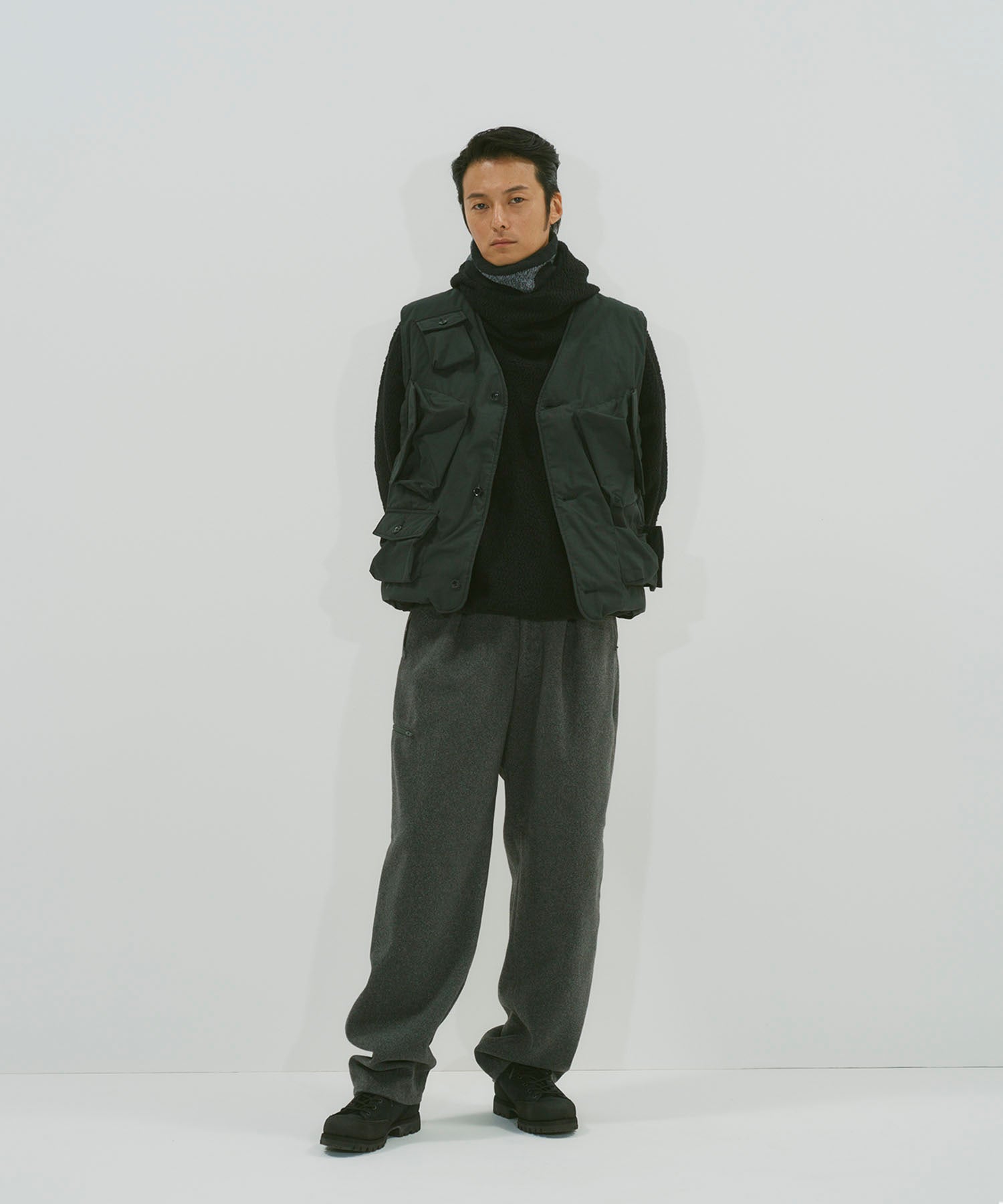 着用モデル：メンズ 182cm ／ 着用サイズ：L