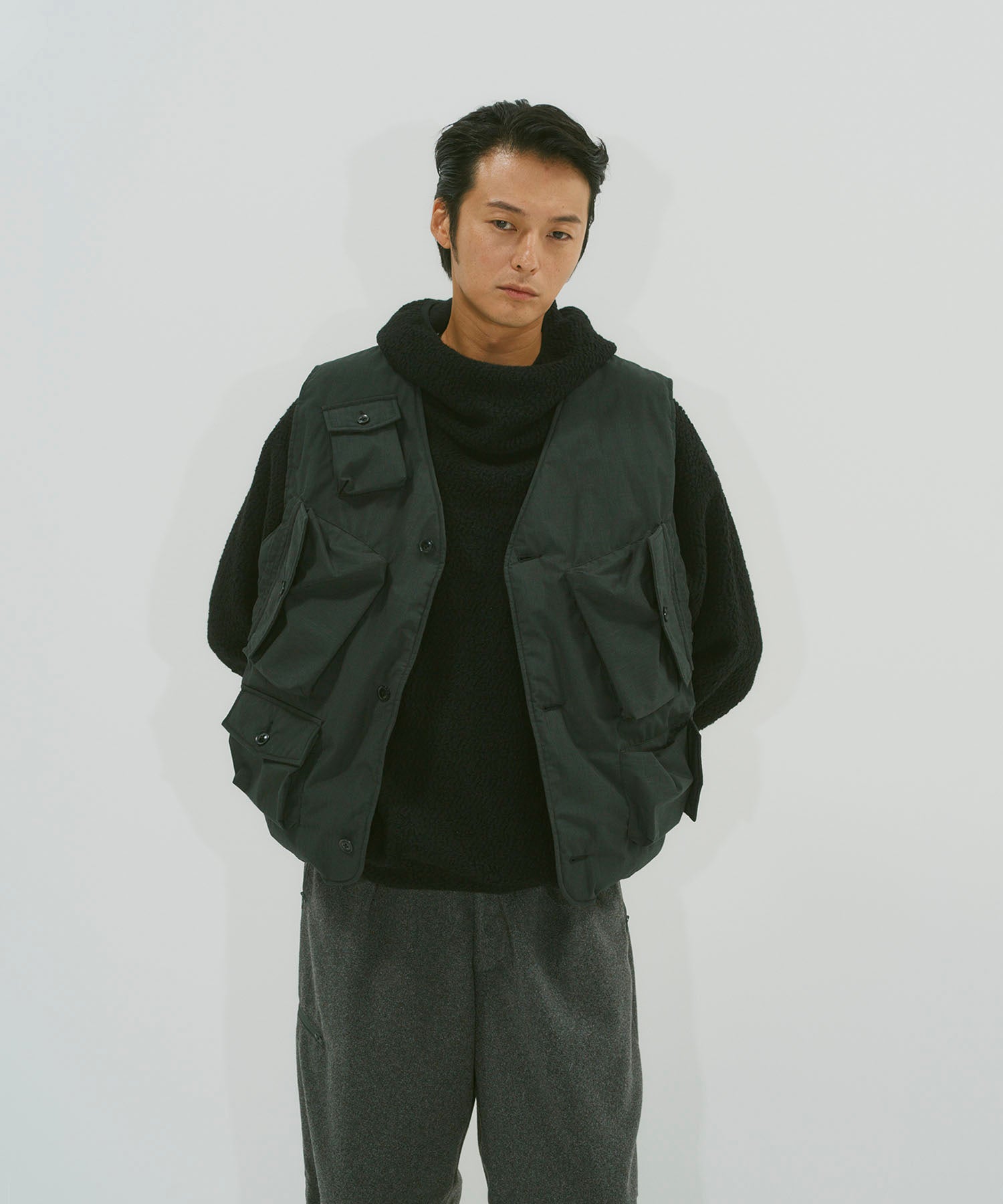 着用モデル：メンズ 182cm ／ 着用サイズ：L