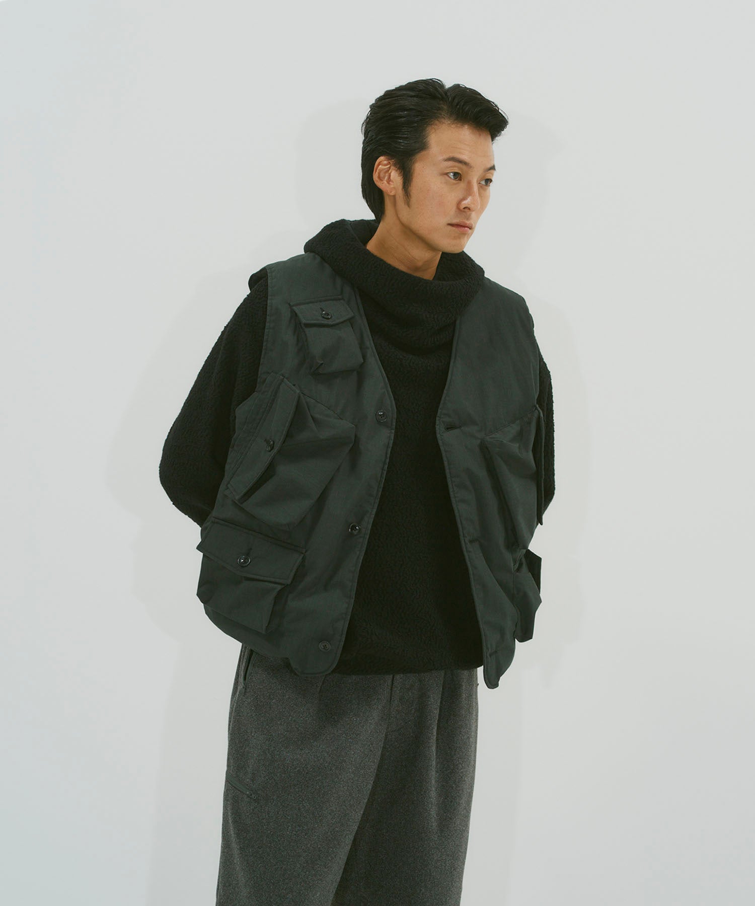 着用モデル：メンズ 182cm ／ 着用サイズ：L