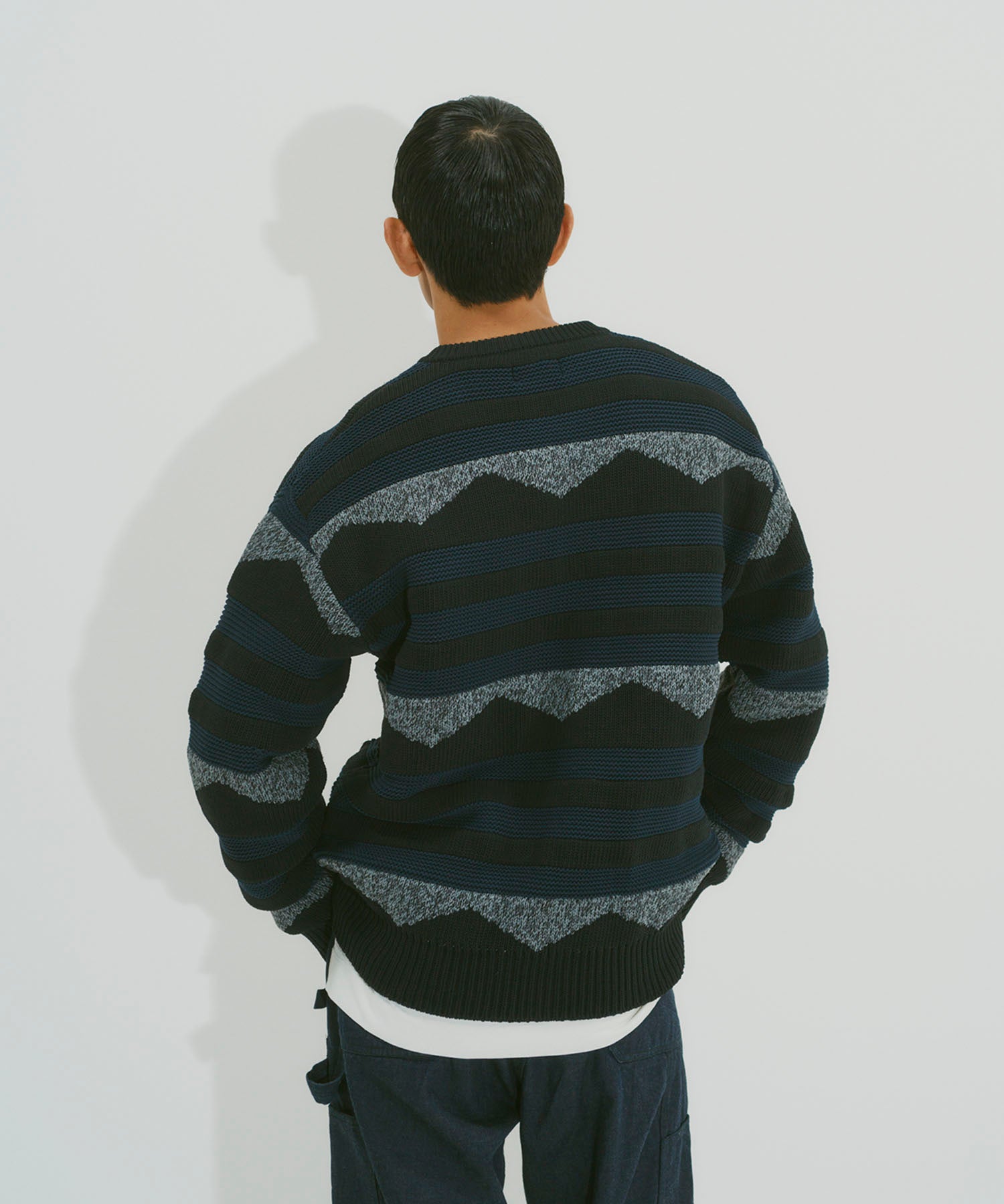 OVERSIZED CREWNECK CARDIGAN