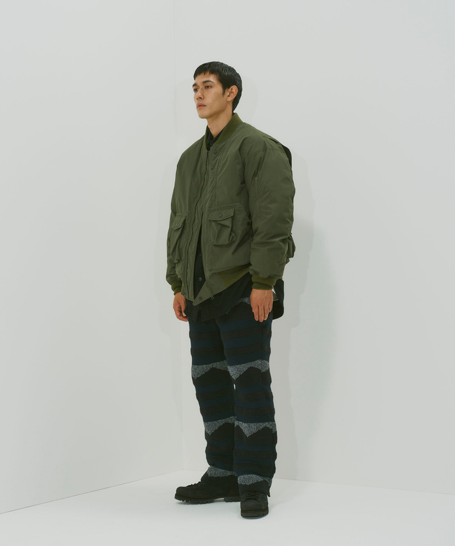 着用モデル：メンズ 180cm ／ 着用サイズ：L