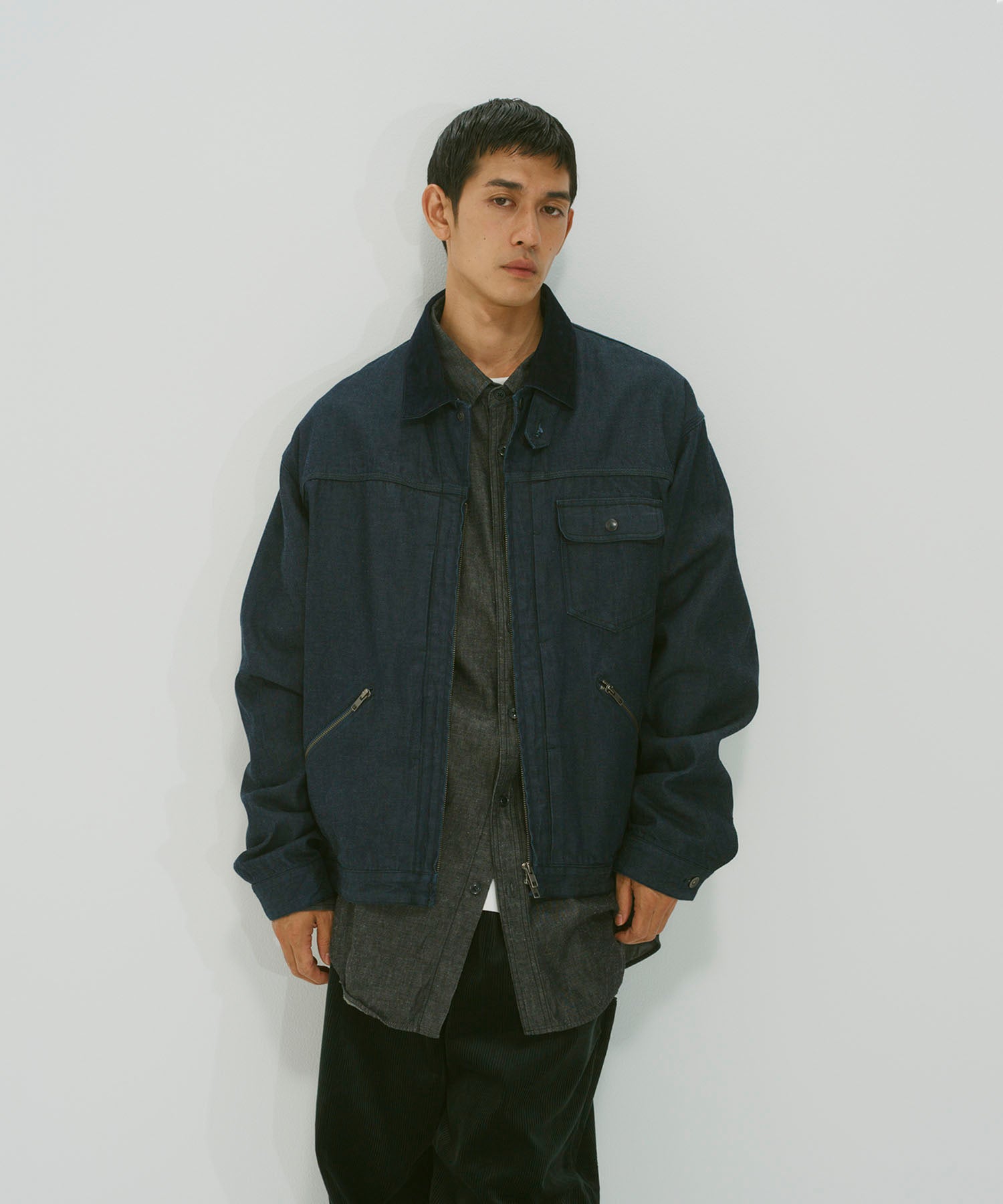 2024年モデル Mサイズ ブラックジャケット ZIP TRUCKER JKT