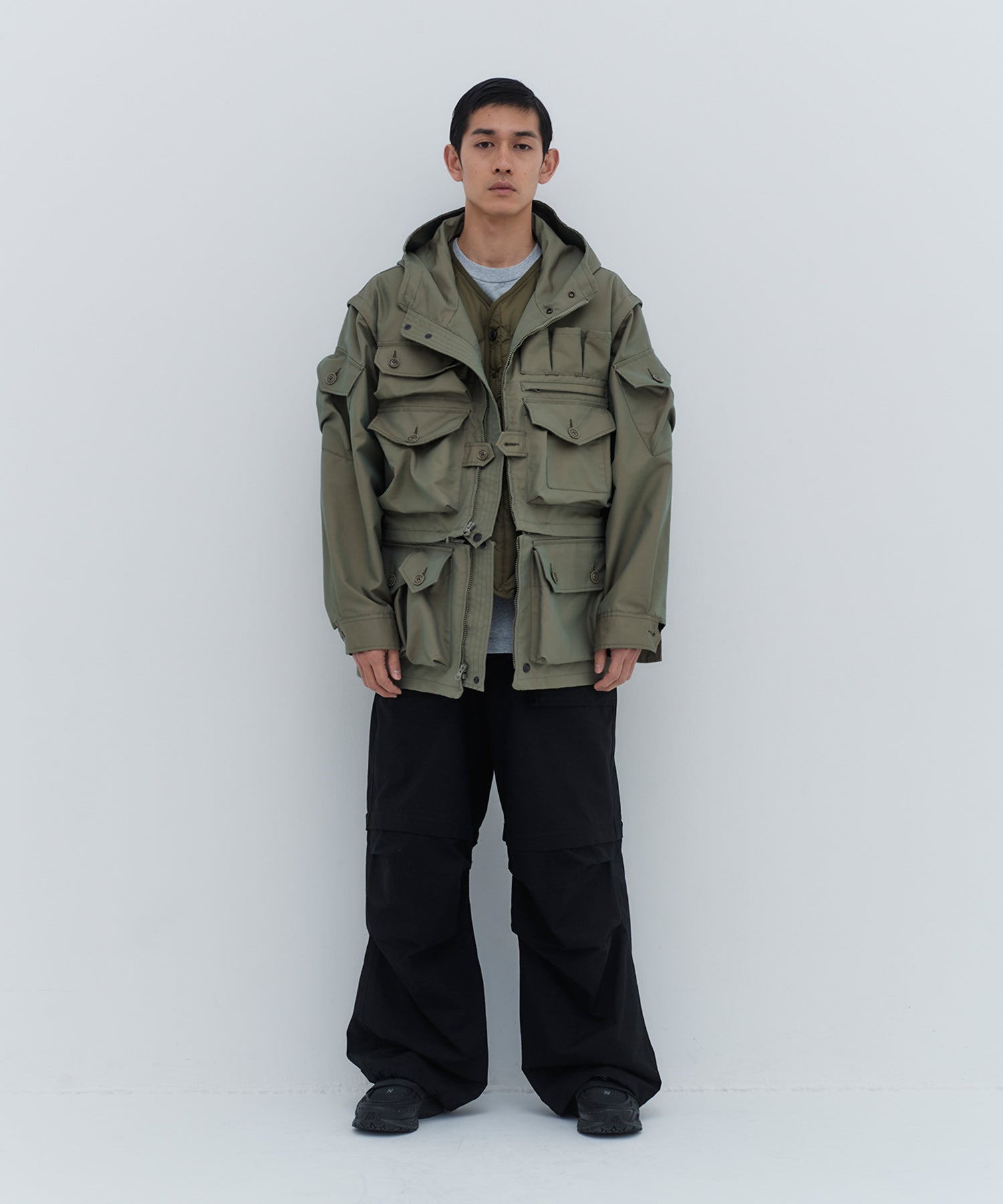 着用モデル：メンズ 180cm ／ 着用サイズ：L