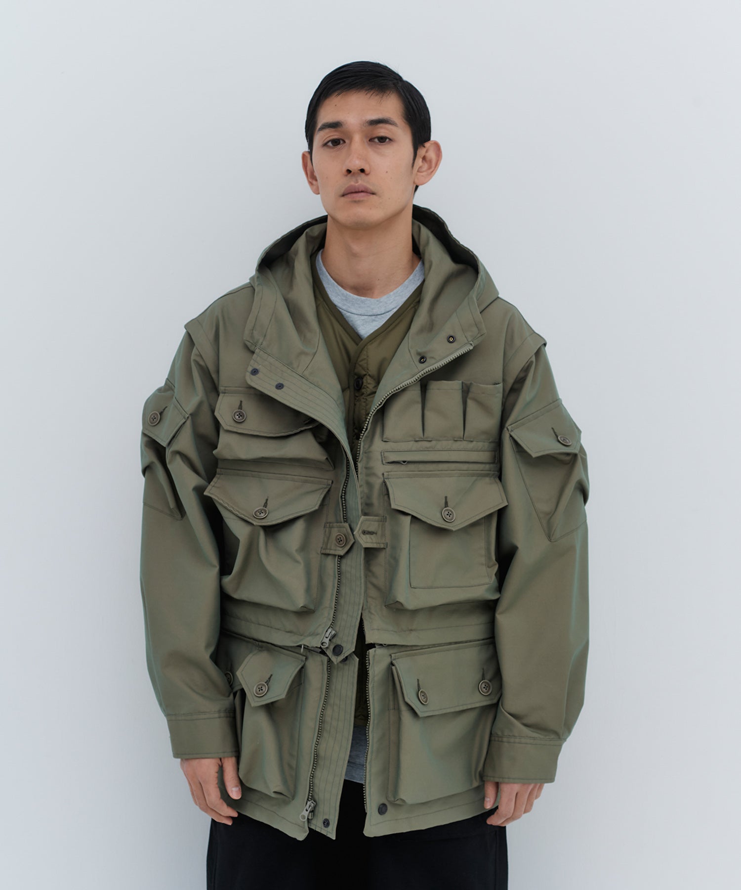 着用モデル：メンズ 180cm ／ 着用サイズ：L