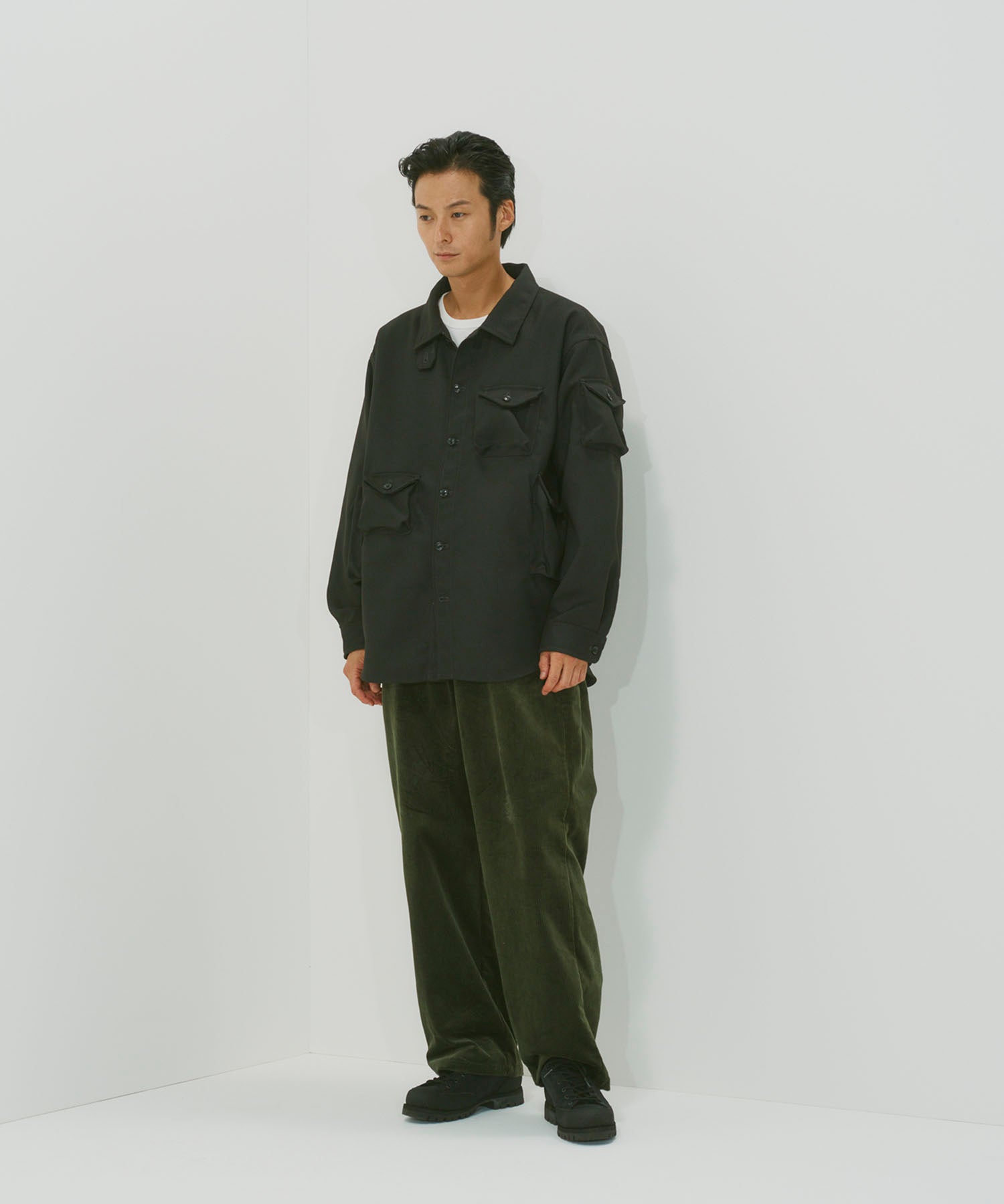 T／TWEED UTILITY CPO SHIRT