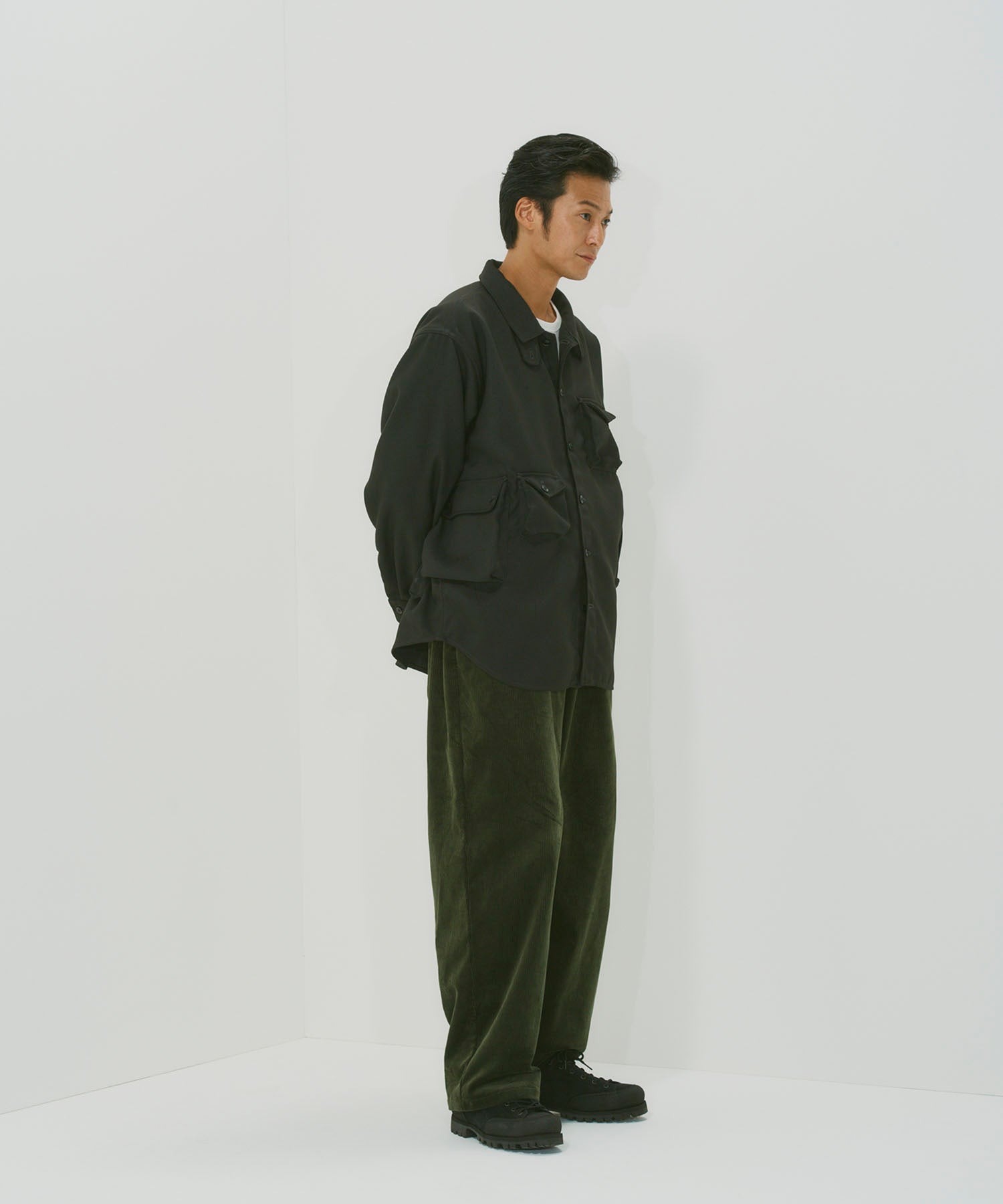 T／TWEED UTILITY CPO SHIRT
