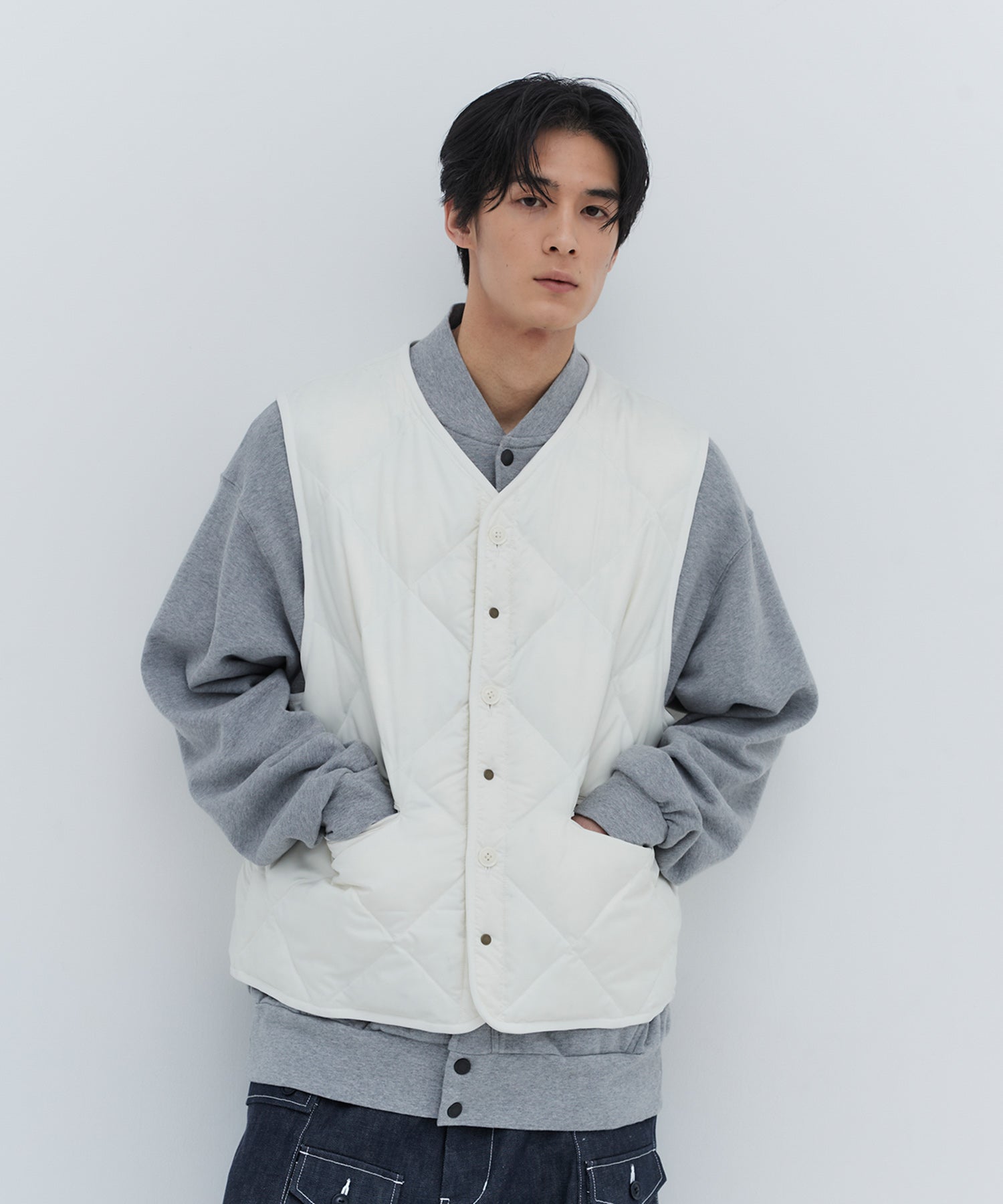 着用モデル：メンズ 185cm ／ 着用サイズ：M