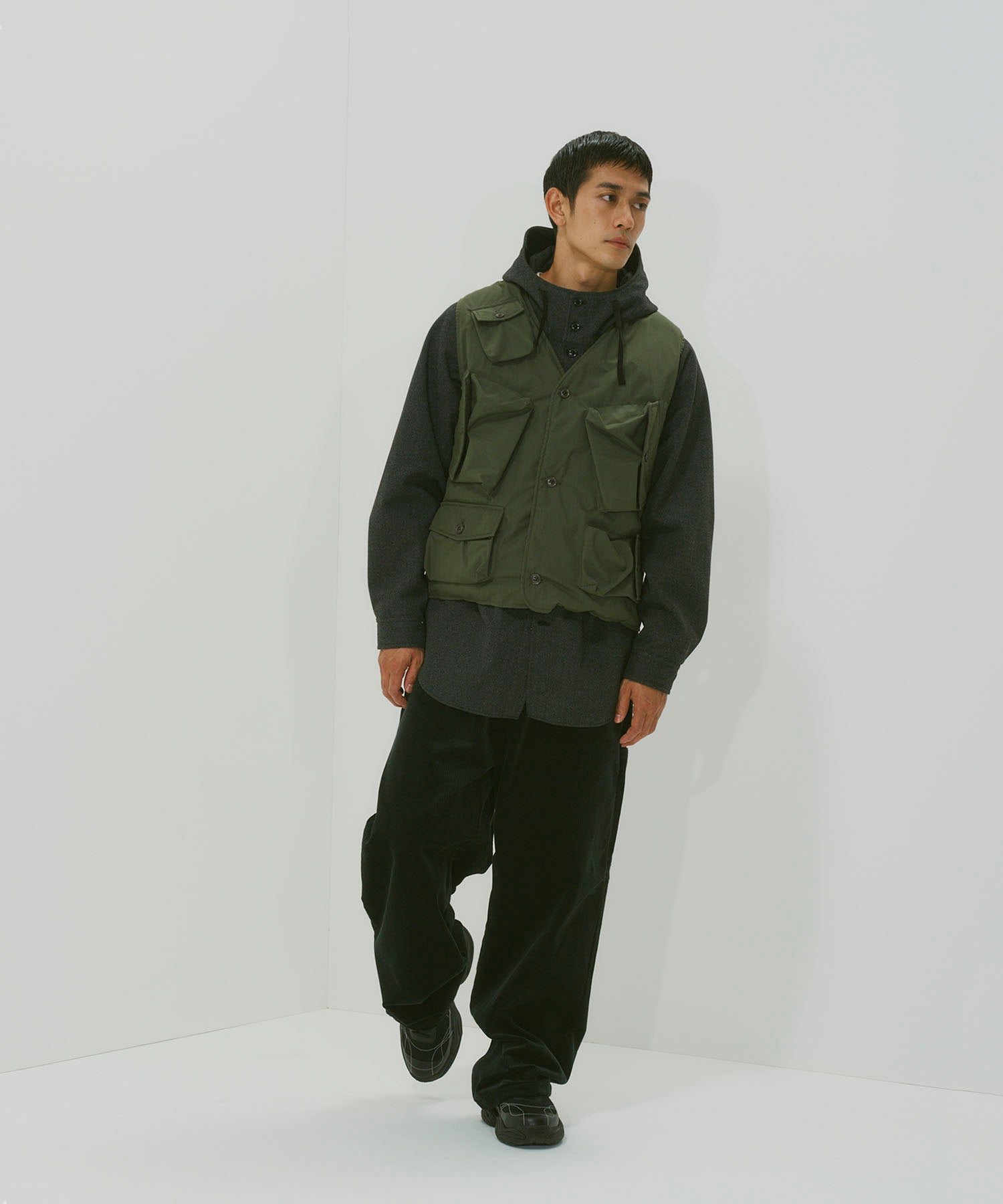 着用モデル：メンズ 180cm ／ 着用サイズ：M