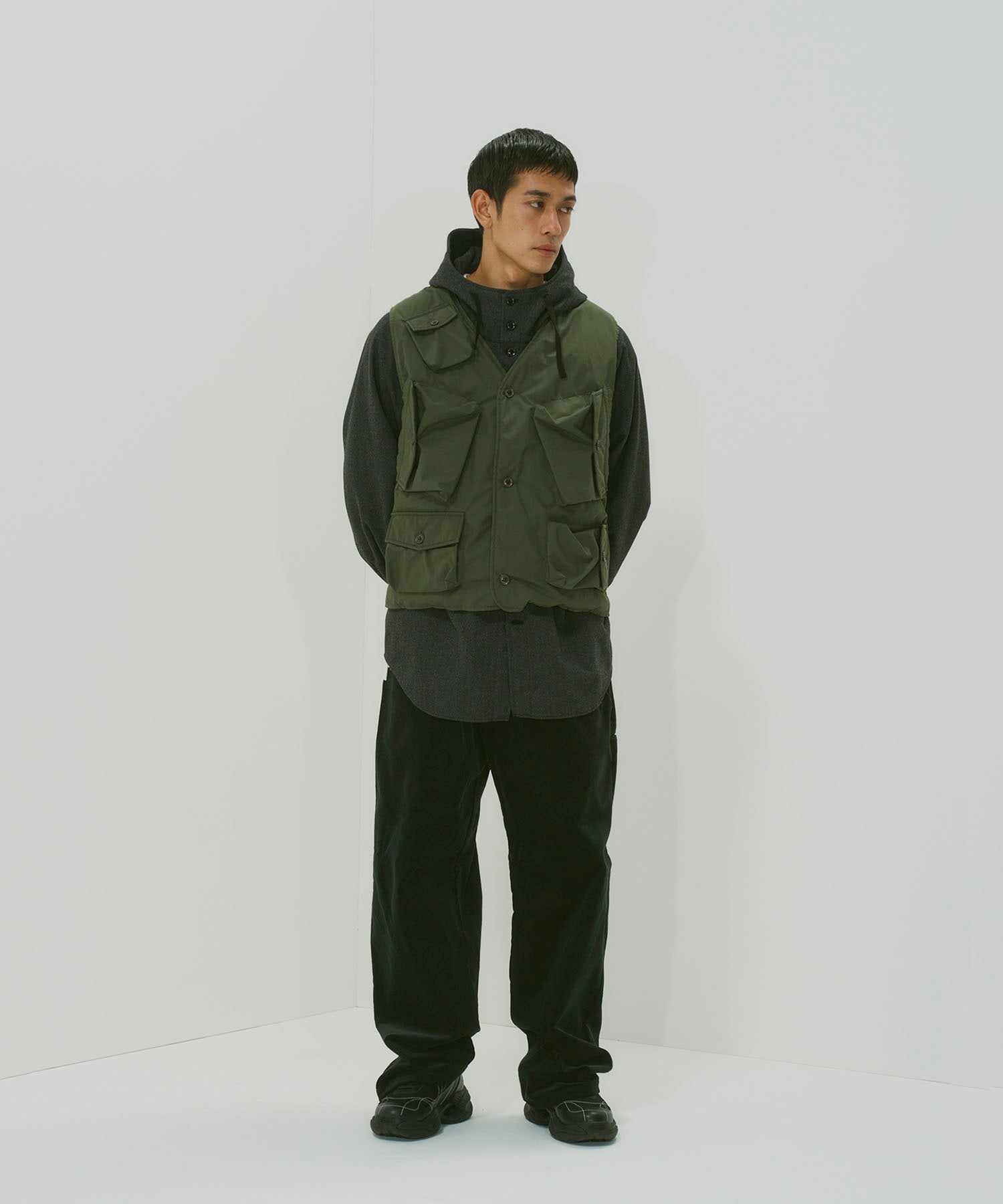 着用モデル：メンズ 180cm ／ 着用サイズ：M