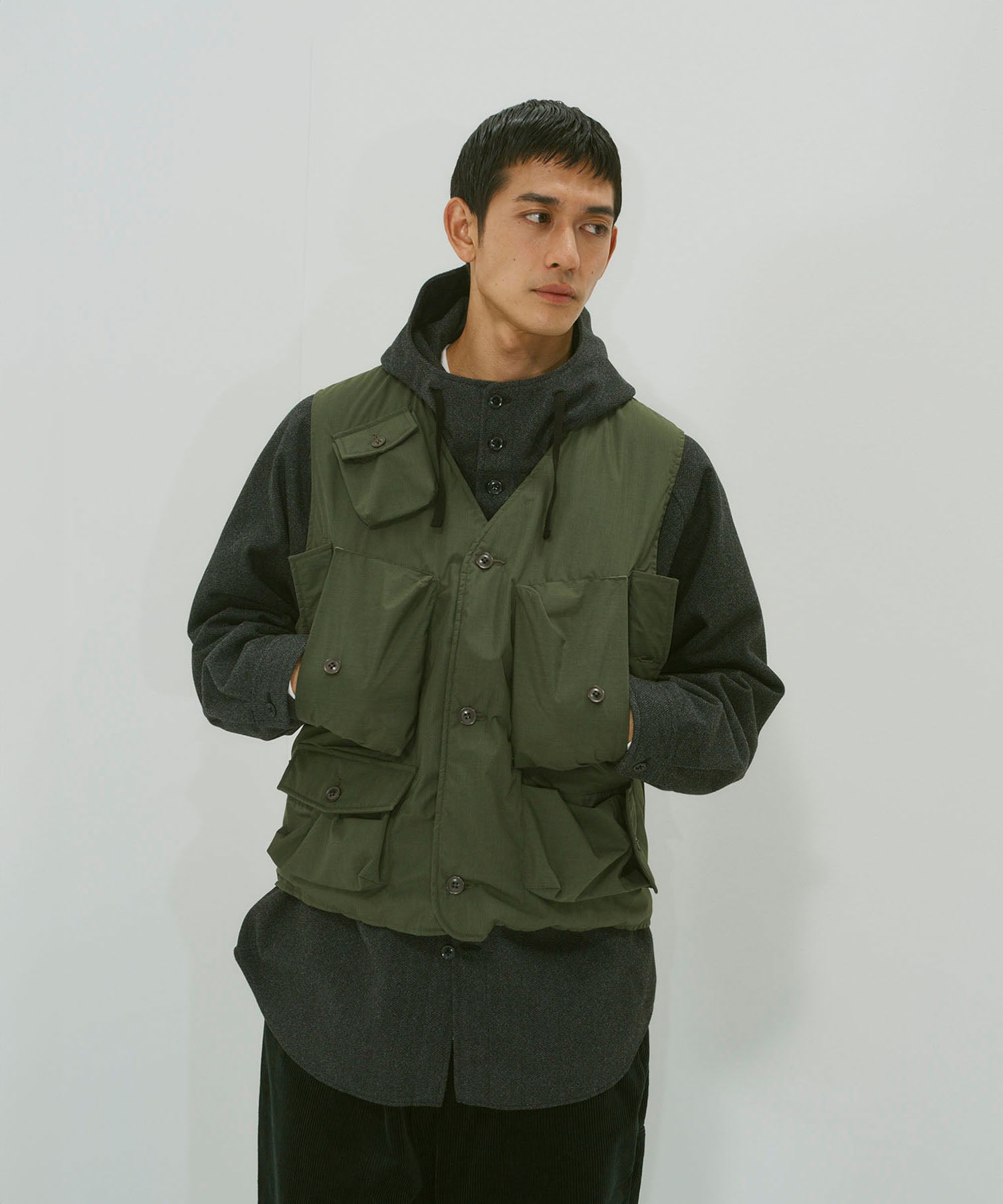 着用モデル：メンズ 180cm ／ 着用サイズ：M