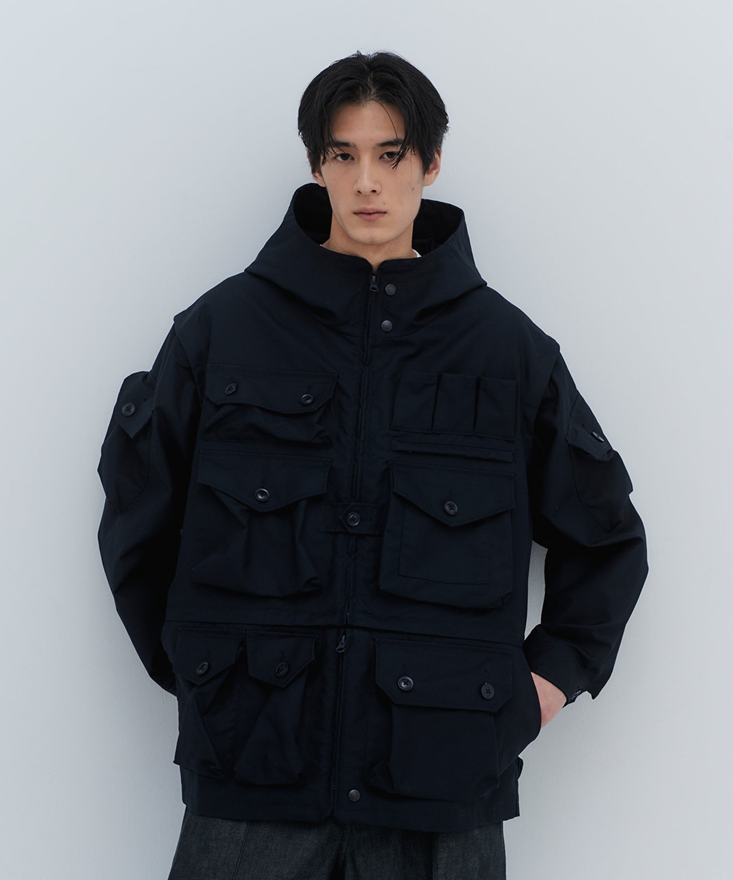 着用モデル：メンズ 185cm ／ 着用サイズ：M