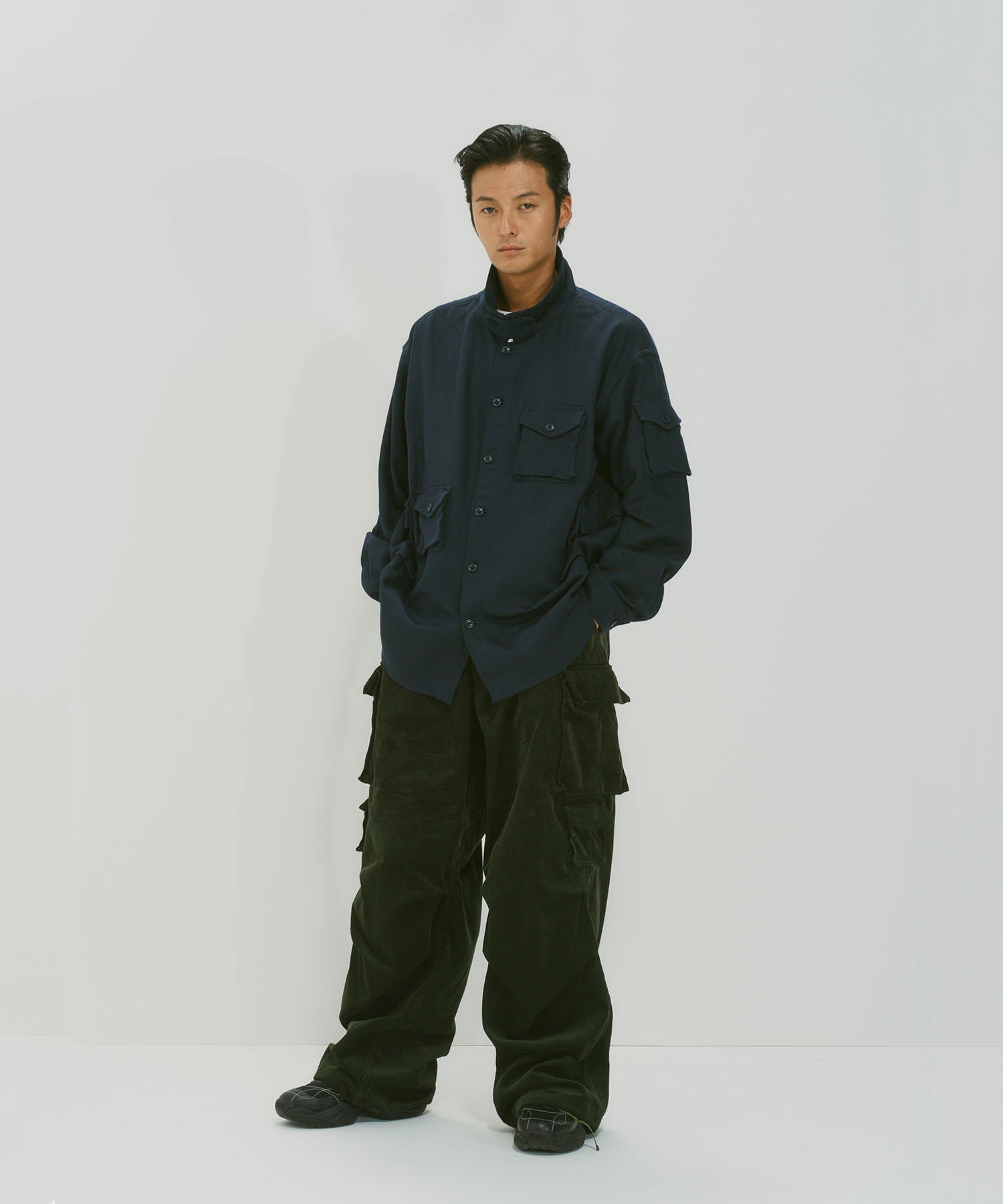 着用モデル：メンズ 182cm ／ 着用サイズ：L