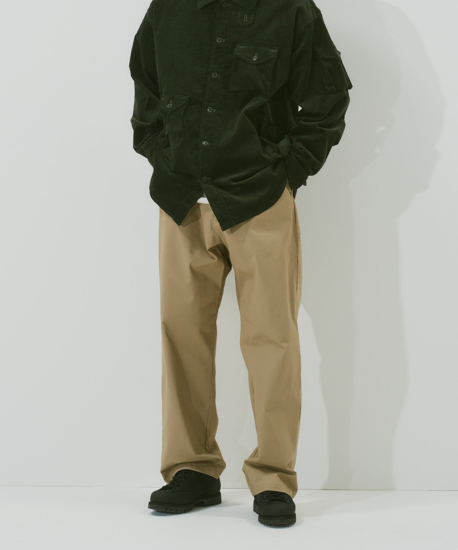 WIDE CHINO PANTS
