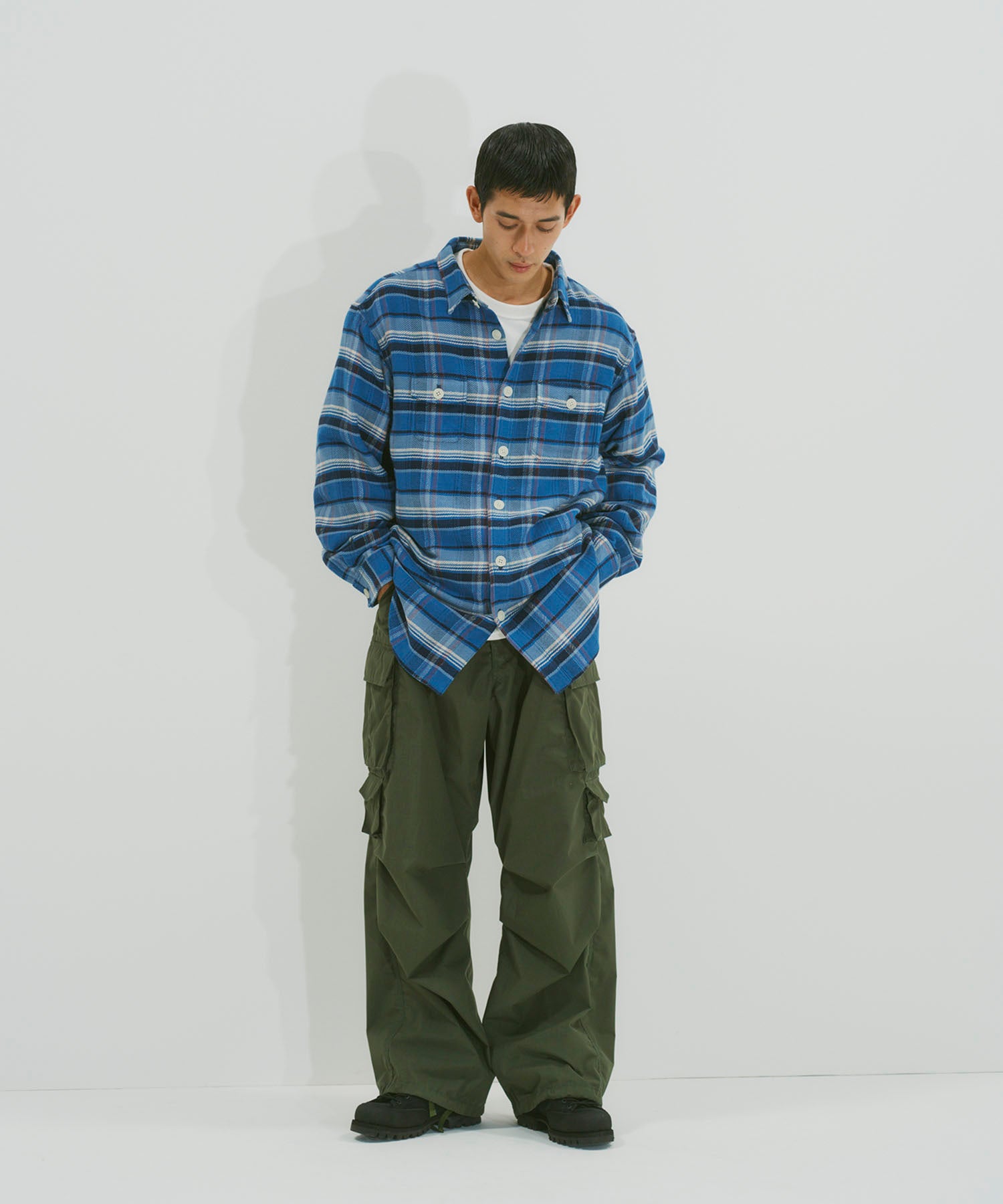 TWILL CHECK FIELD SHIRT