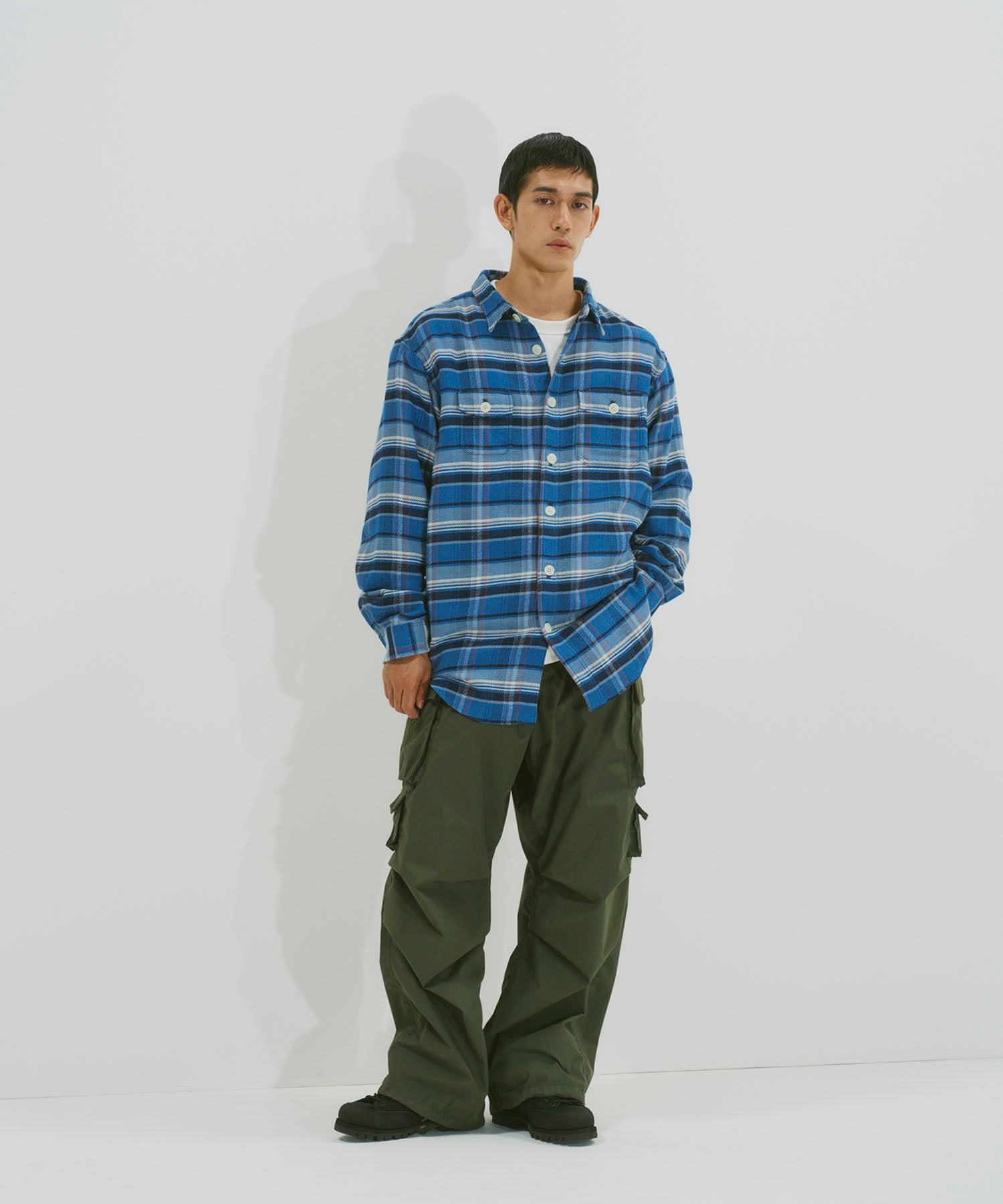 TWILL CHECK FIELD SHIRT