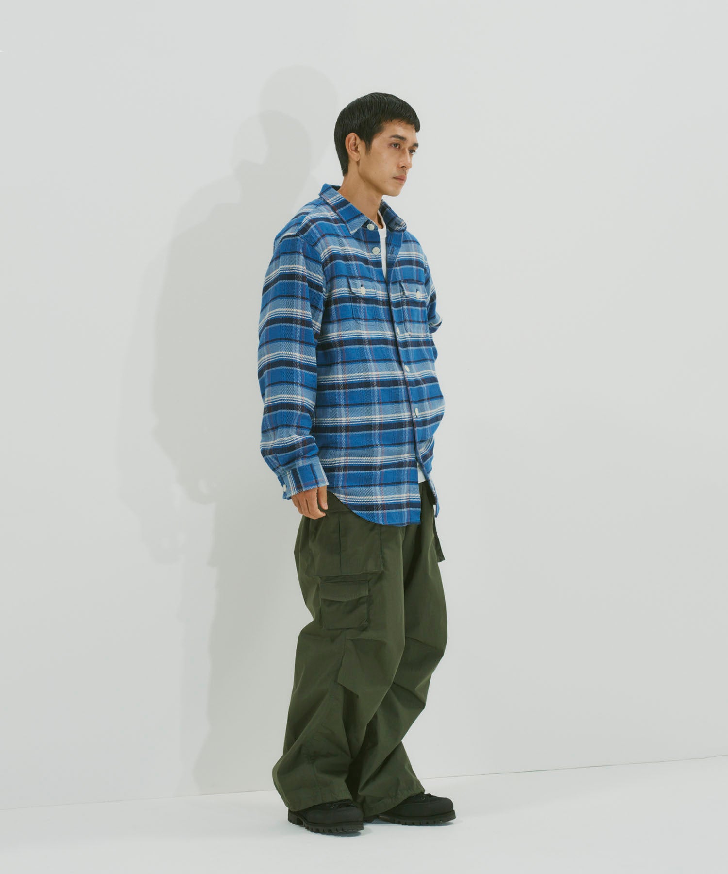 TWILL CHECK FIELD SHIRT