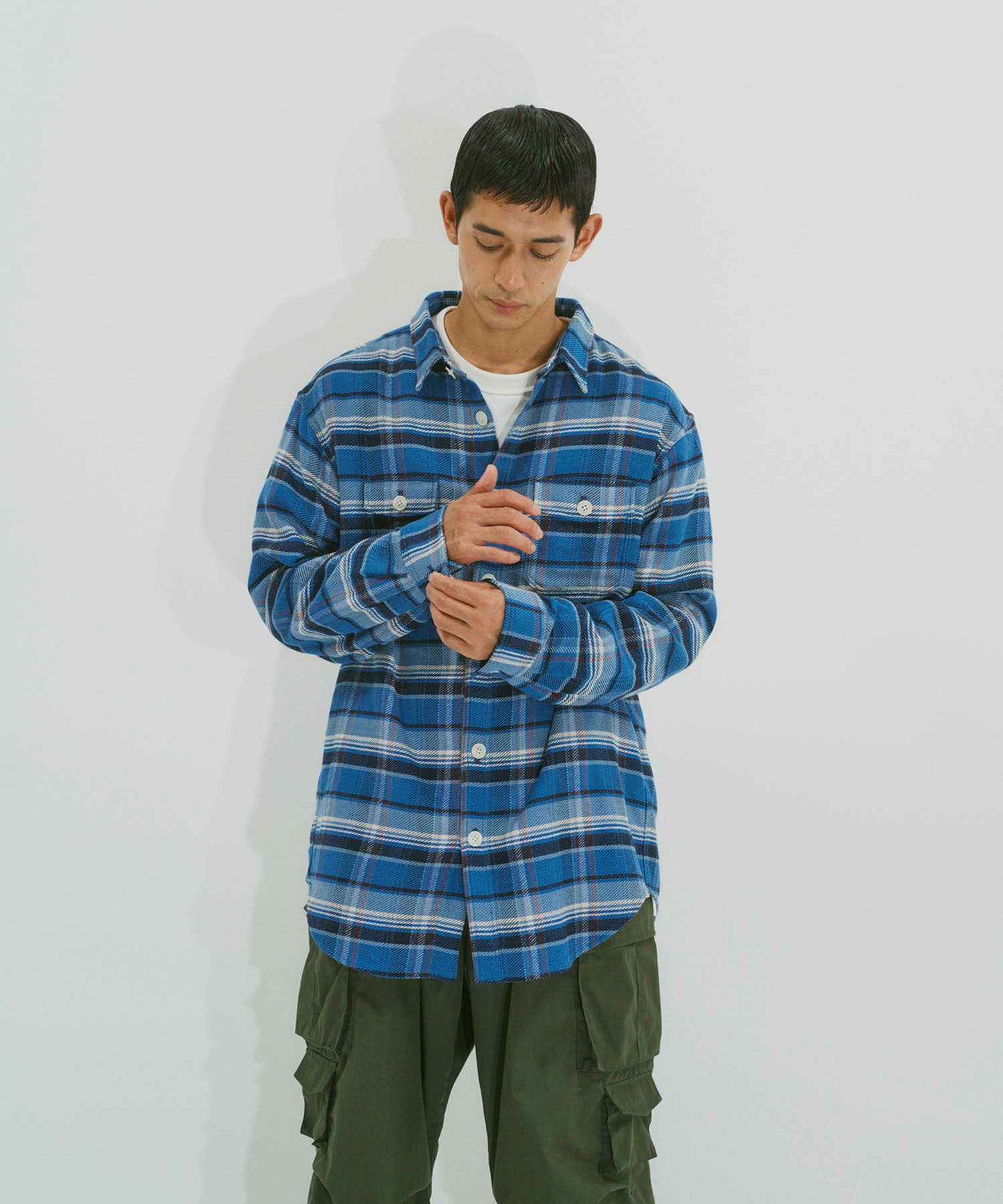 TWILL CHECK FIELD SHIRT