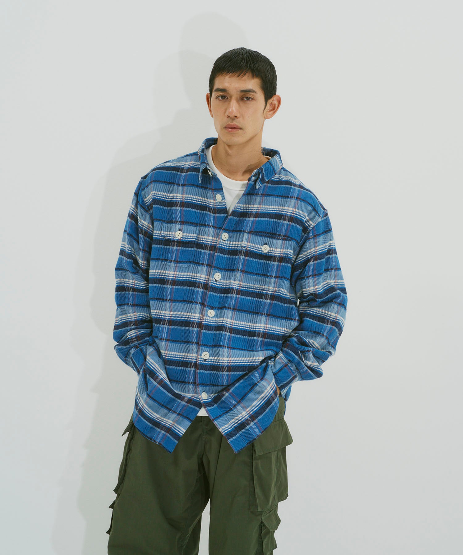 TWILL CHECK FIELD SHIRT