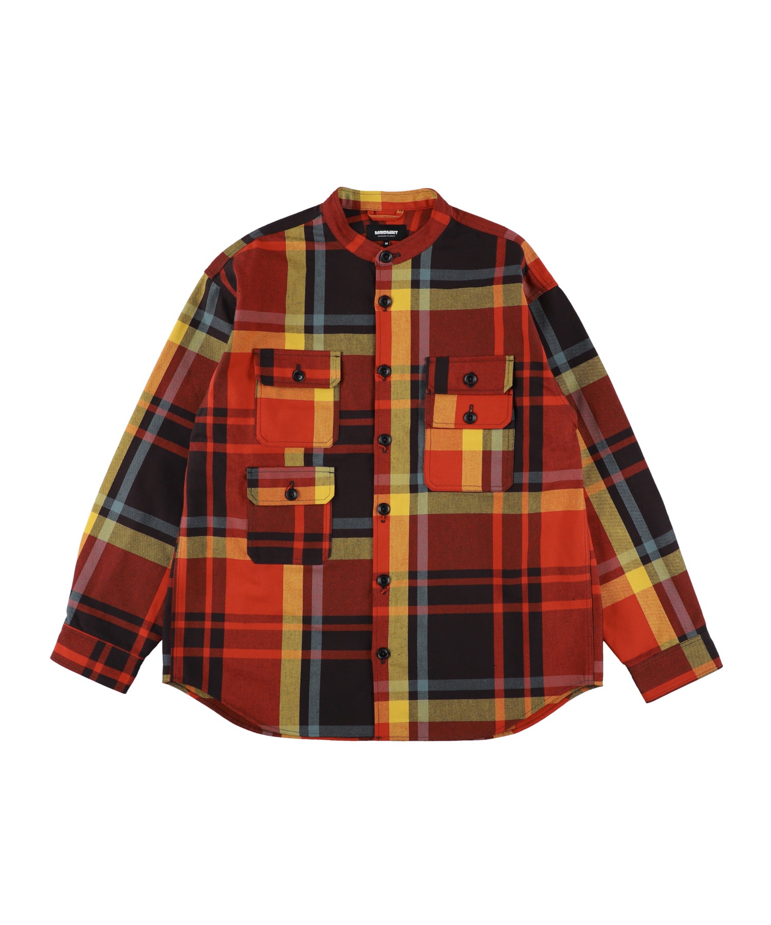 BANDED COLLAR SHIRT