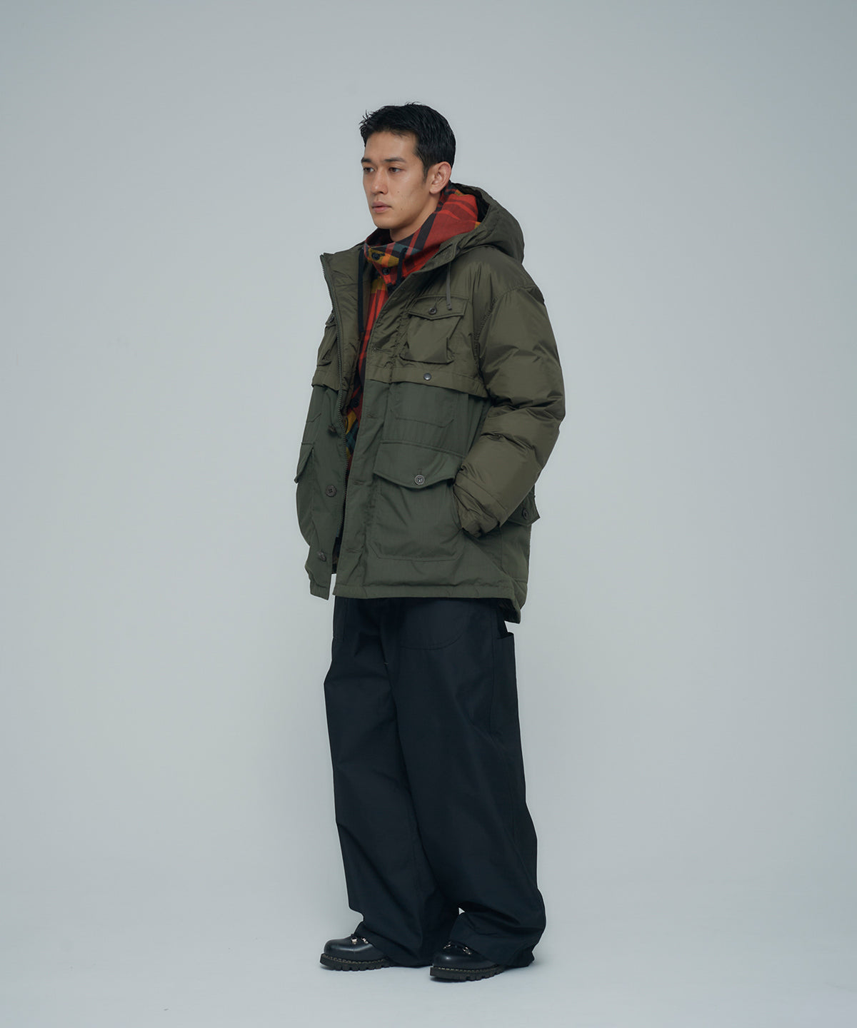 着用モデル：メンズ 180cm ／ 着用サイズ：L