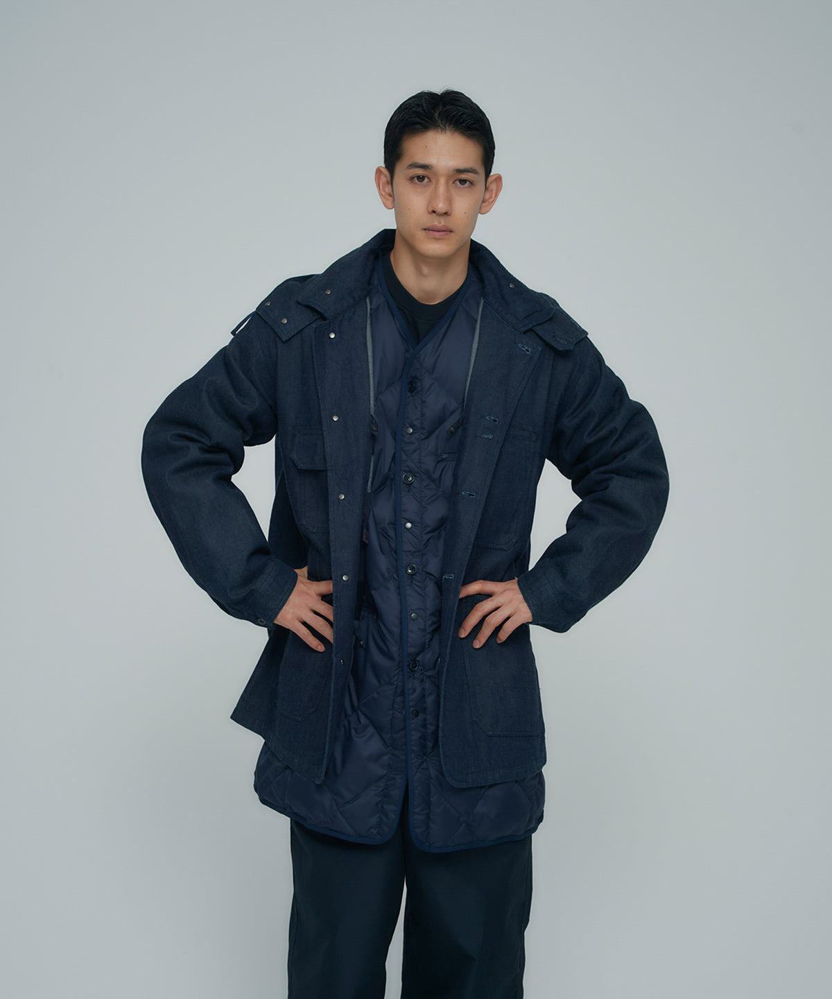 着用モデル：メンズ 180cm ／ 着用サイズ：L