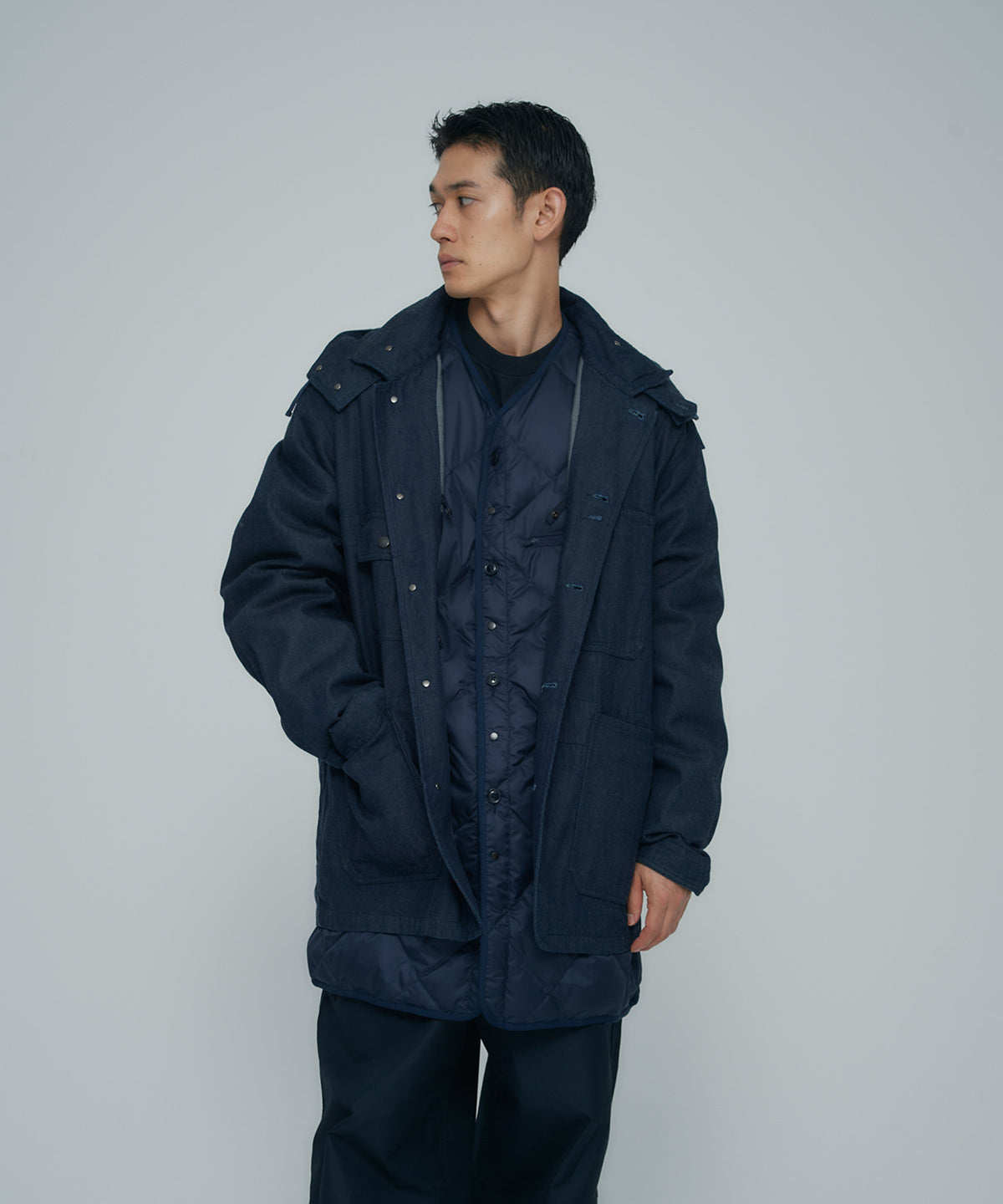 着用モデル：メンズ 180cm ／ 着用サイズ：L