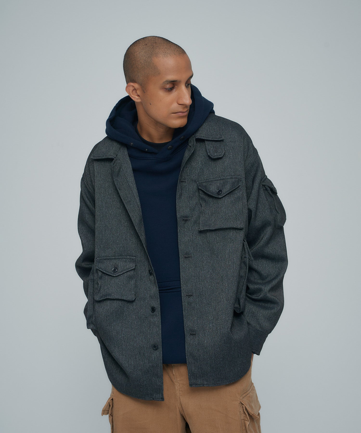 T/TWEED UTILITY CPO SHIRT