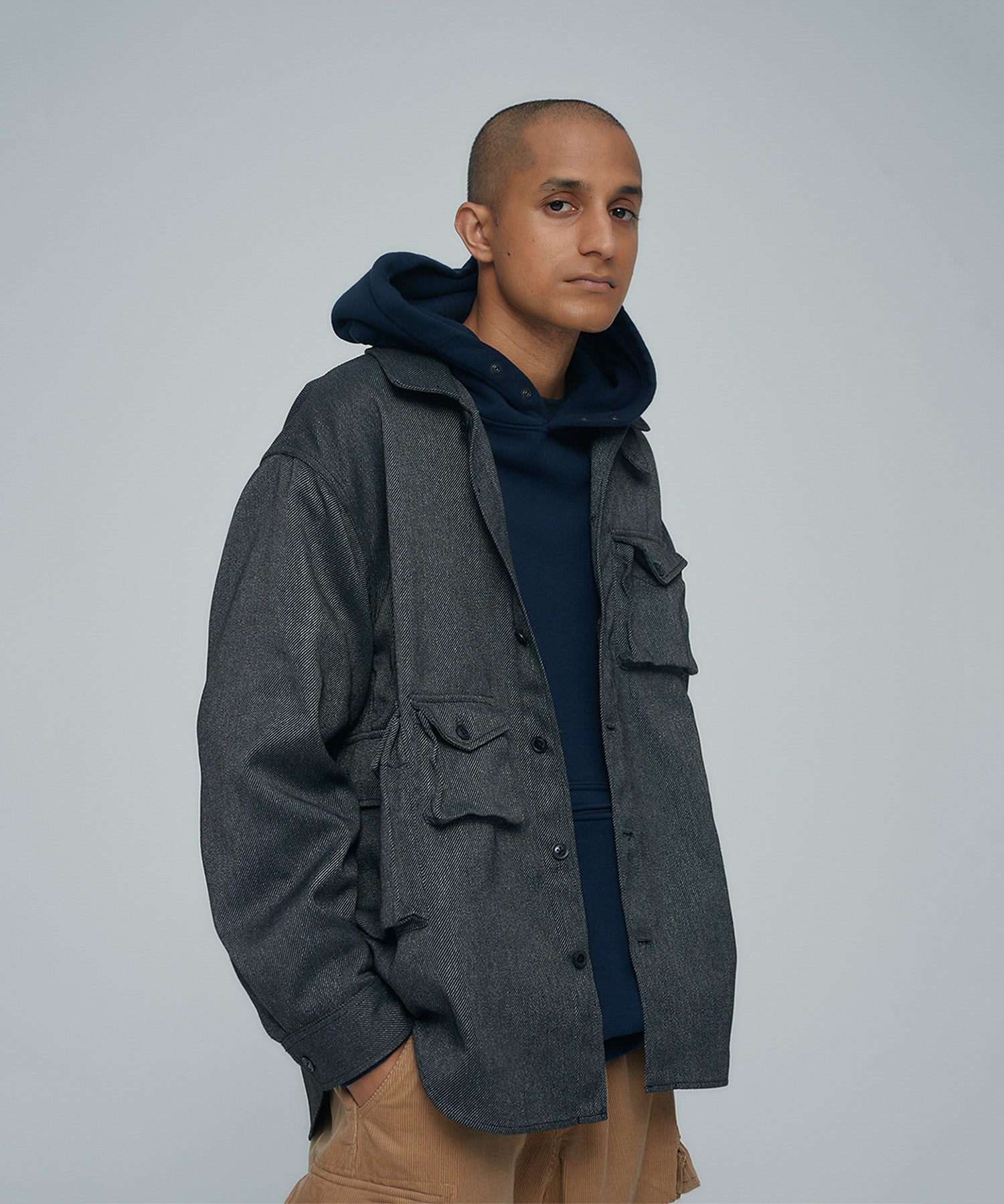 T/TWEED UTILITY CPO SHIRT