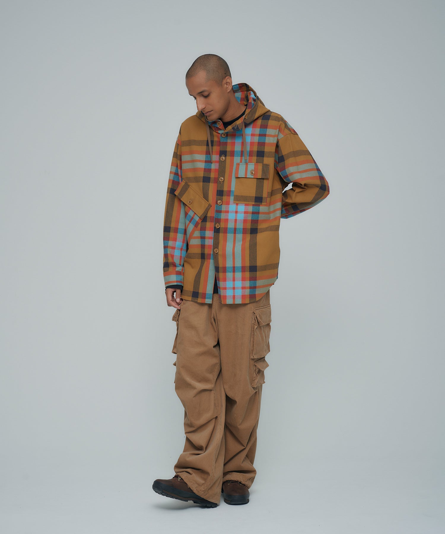 HOODED SHIRT